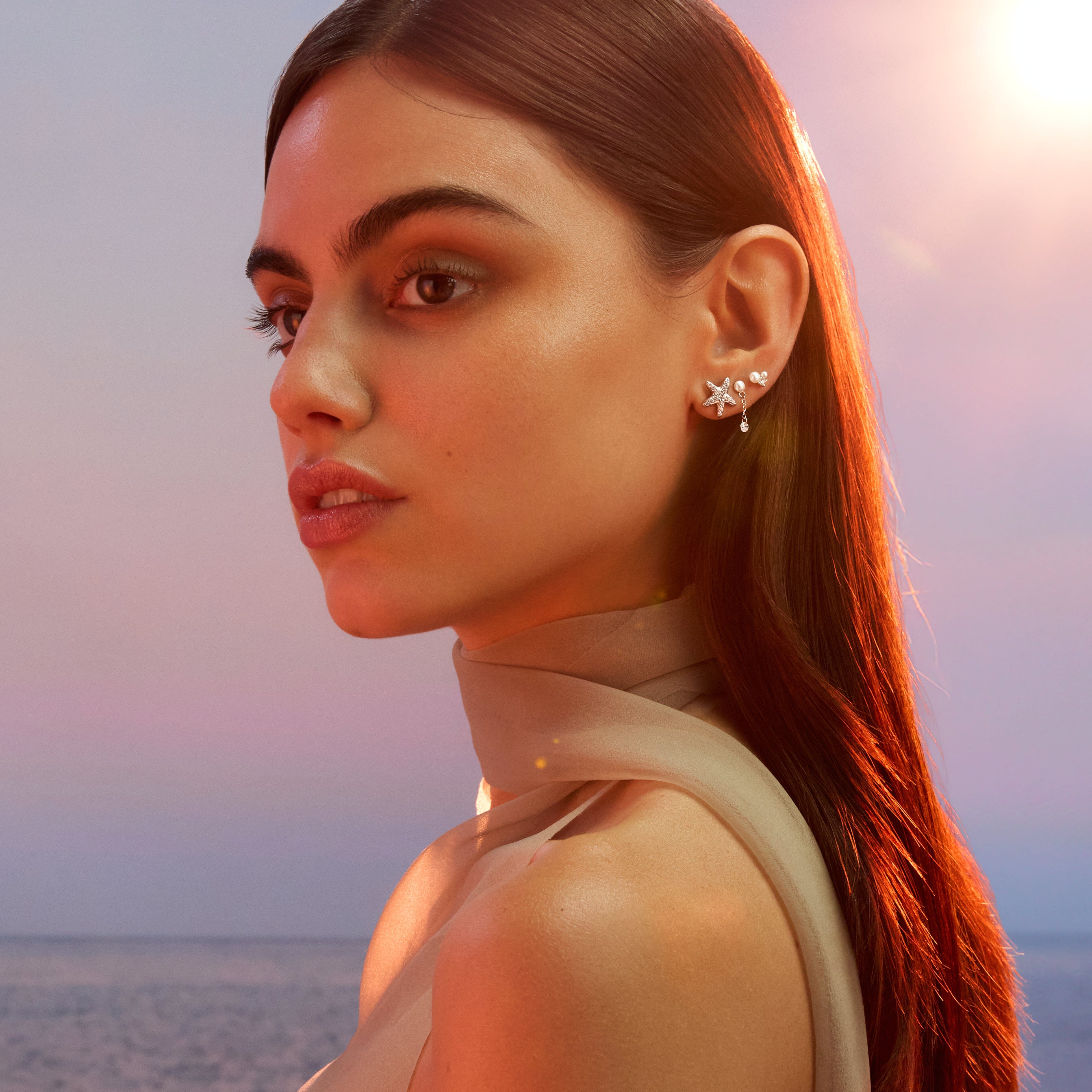 Coralie Puce Nébuleuse Bijoux