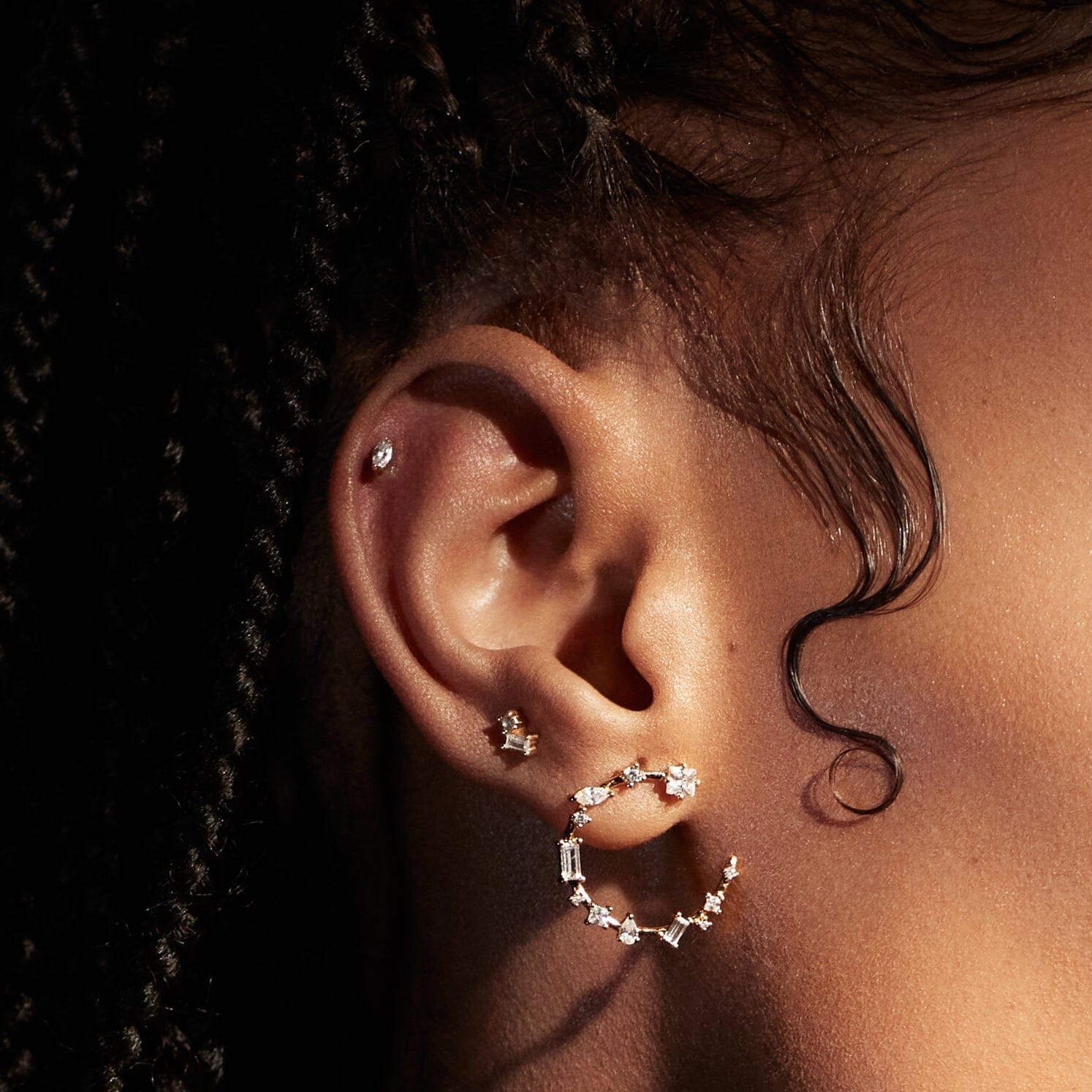 Trapèze x Marquise Barre Nébuleuse Bijoux