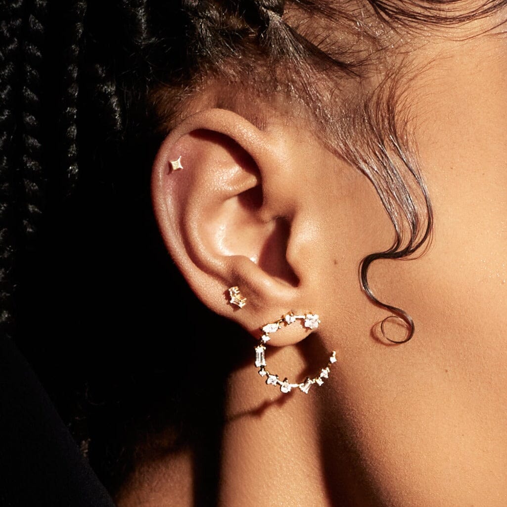 Orion Titane Barre Nébuleuse Bijoux