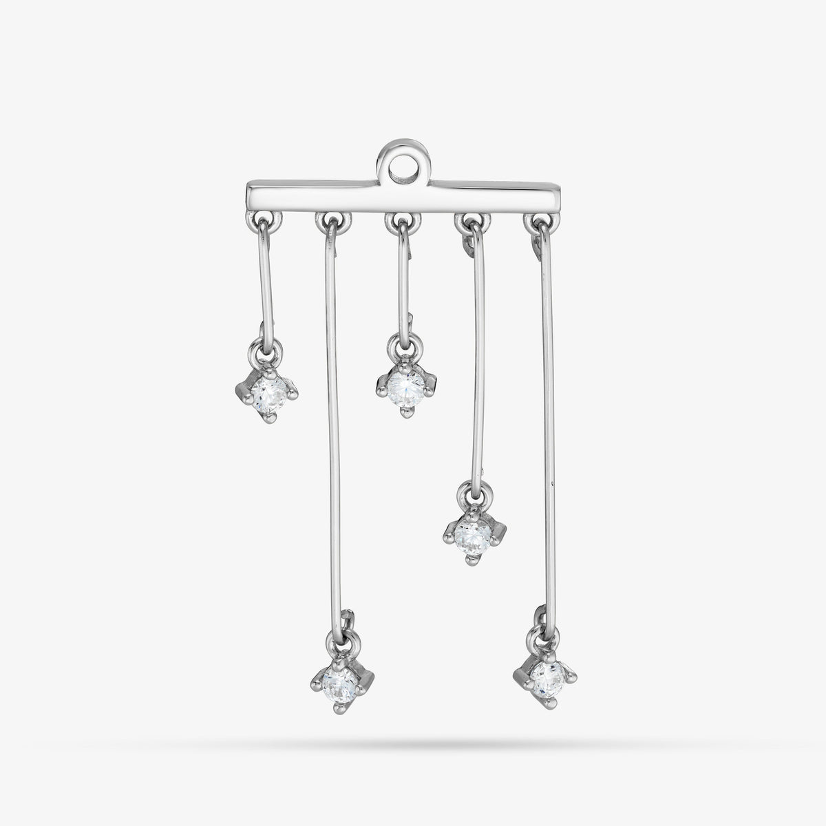 Pluie d'Étoiles Charm Nébuleuse Argent