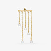 Pluie Pearl Charm Nébuleuse Bijoux Or