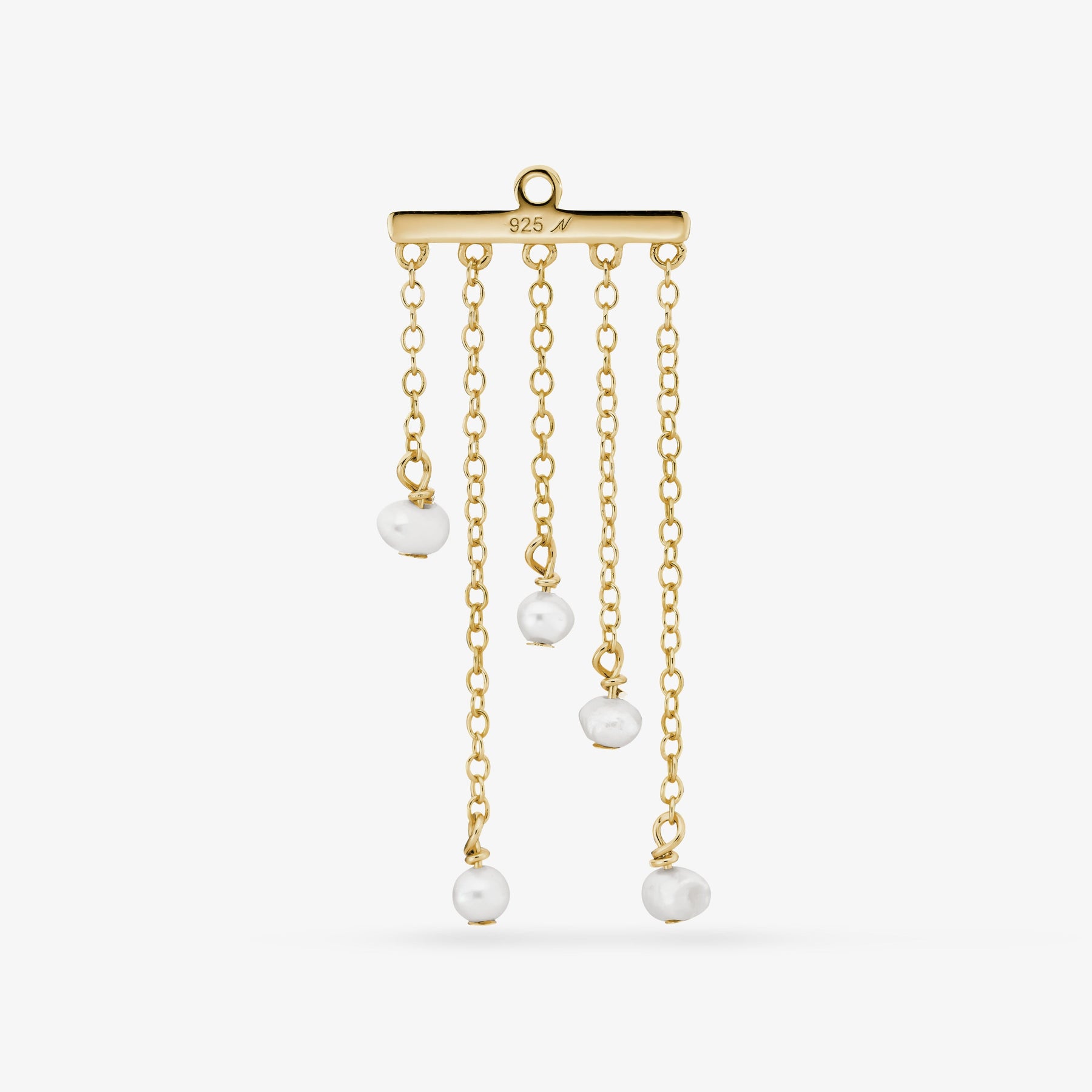 Pluie Pearl Charm Nébuleuse Bijoux Or