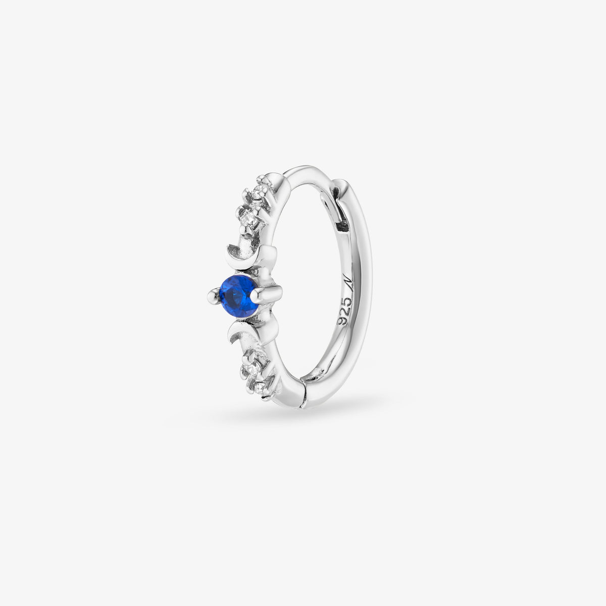 Elena Bleu Nuit Créole Nébuleuse Bijoux Argent
