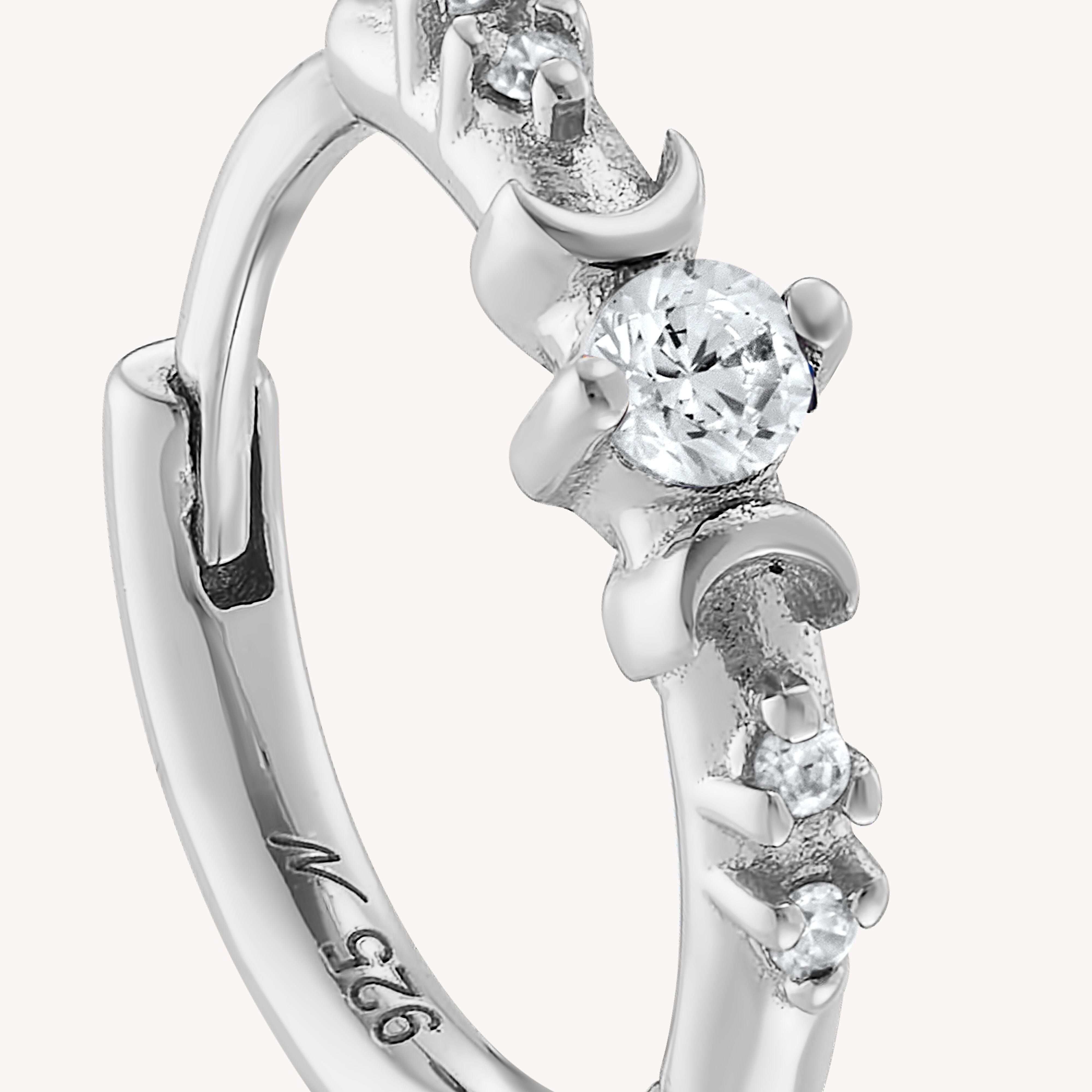 Elena Blanche Créole Nébuleuse Bijoux