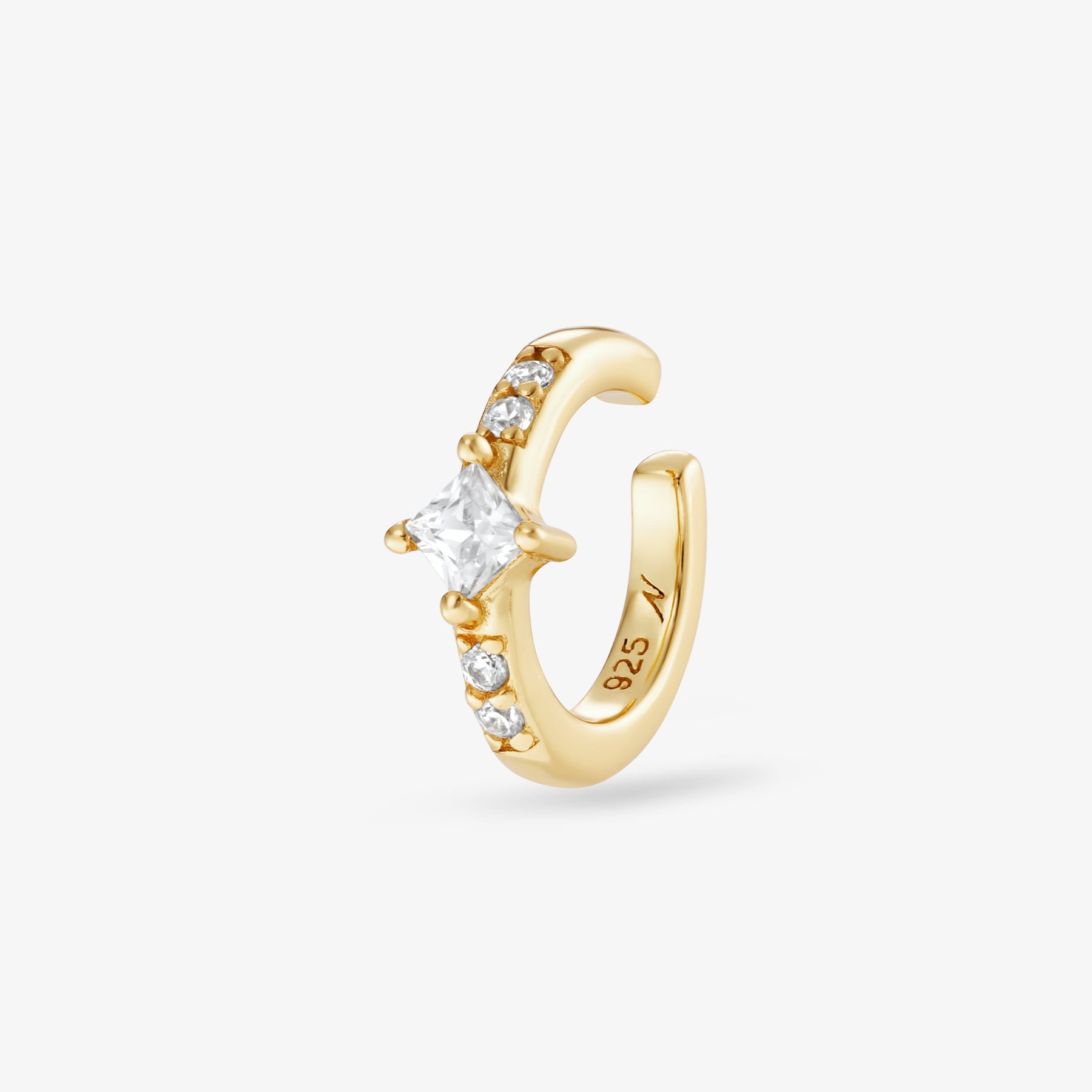 Earcuff Rym Faux piercing Nébuleuse Or