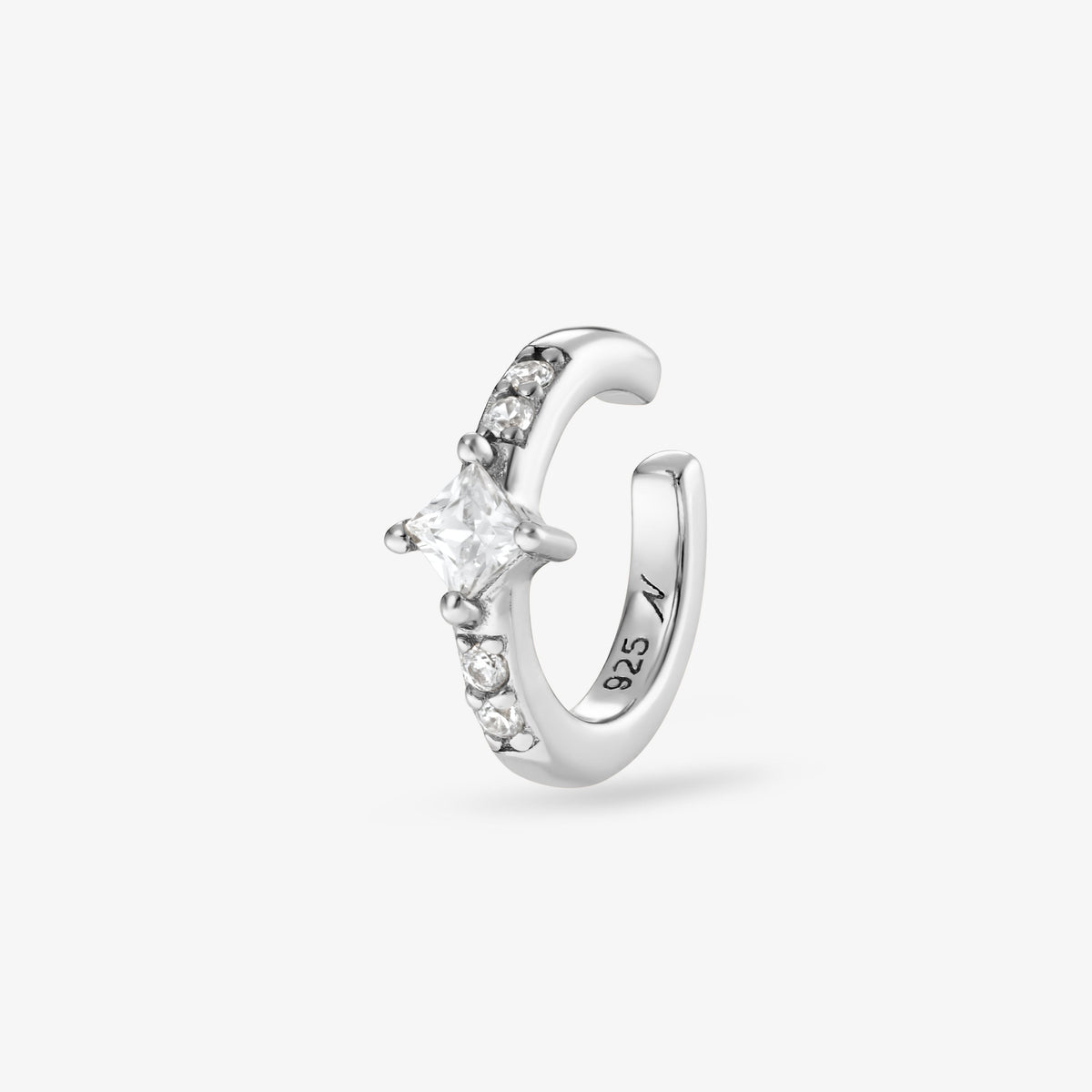 Earcuff Rym Faux piercing Nébuleuse Argent