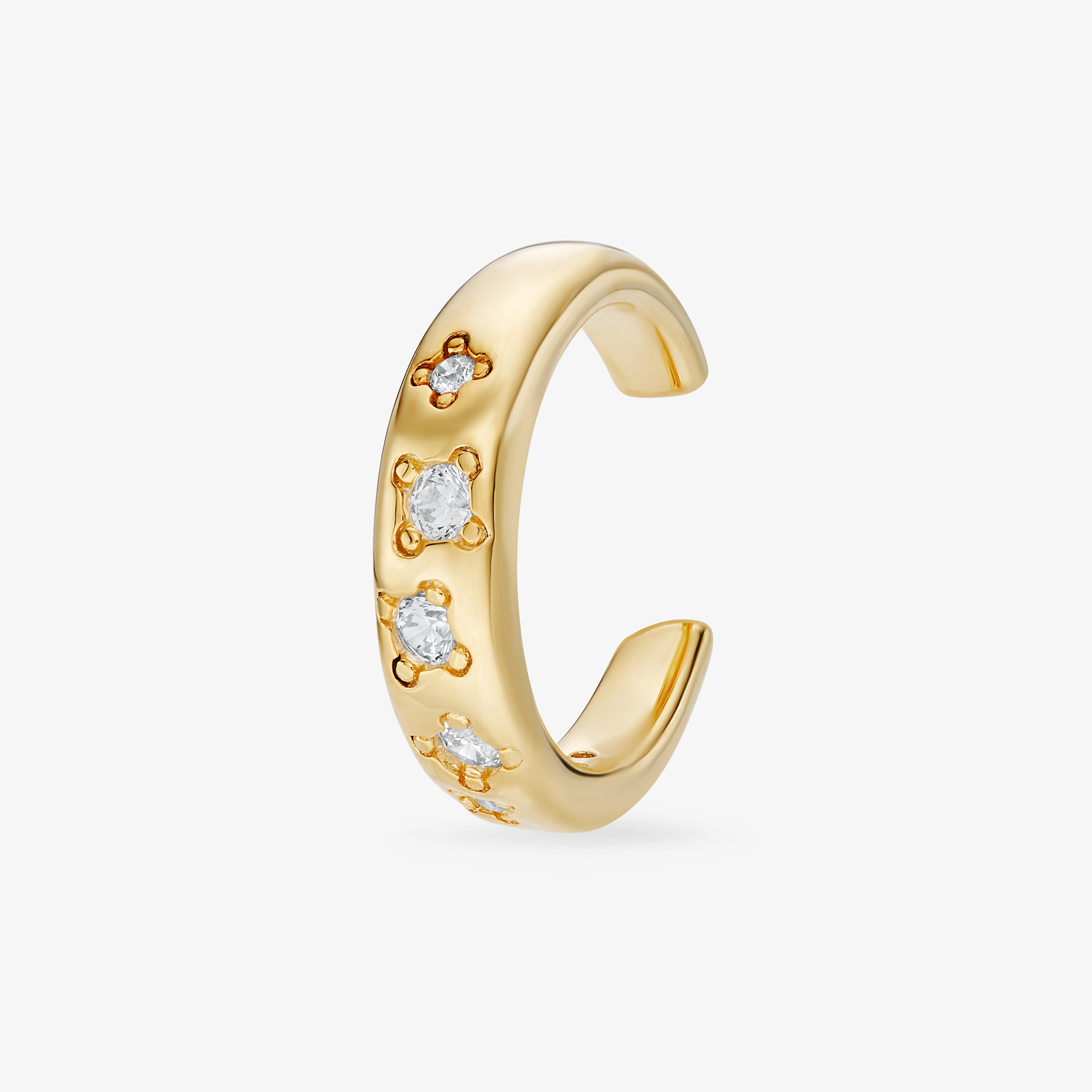 Earcuff Cassiopée Blanc