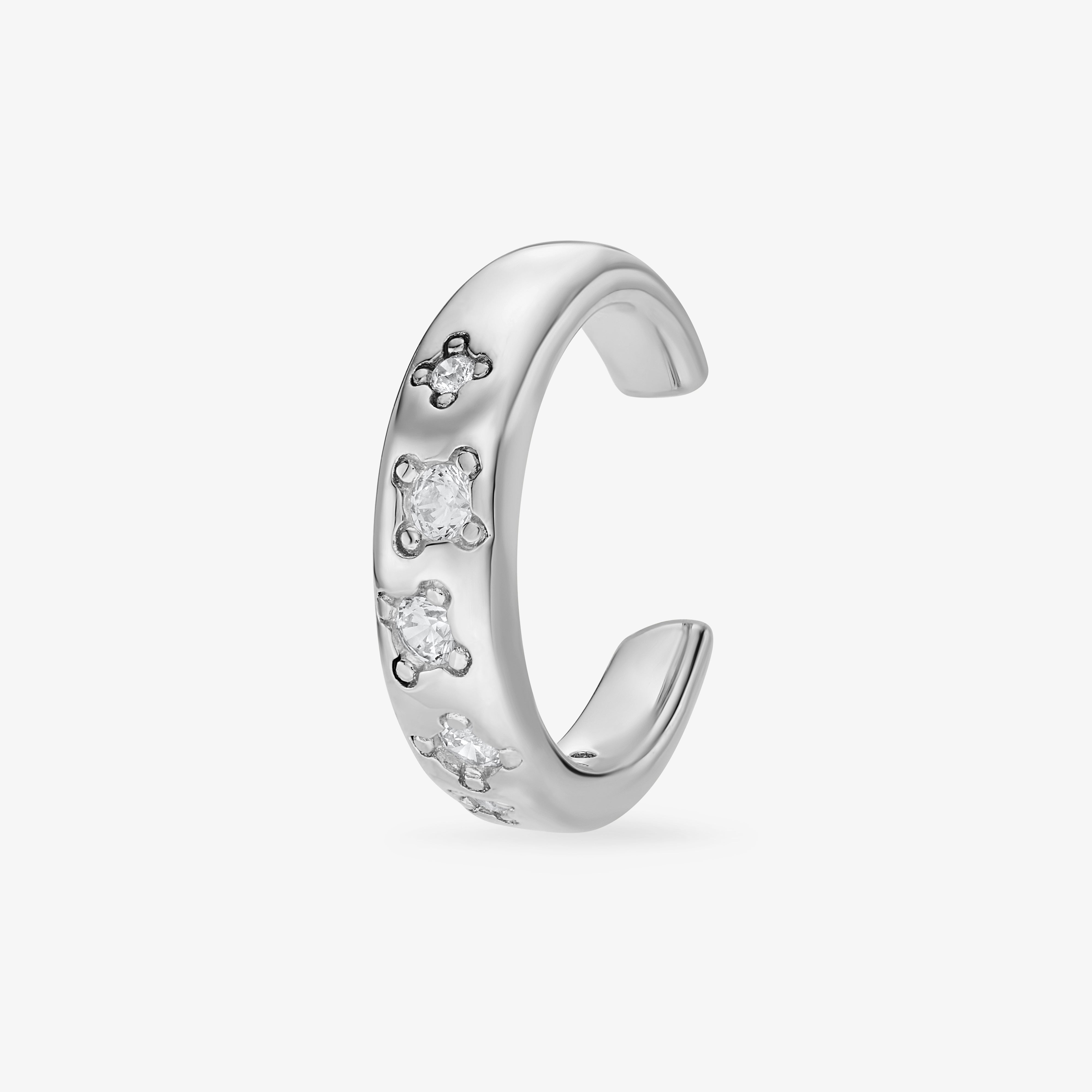 Earcuff Cassiopée Blanc