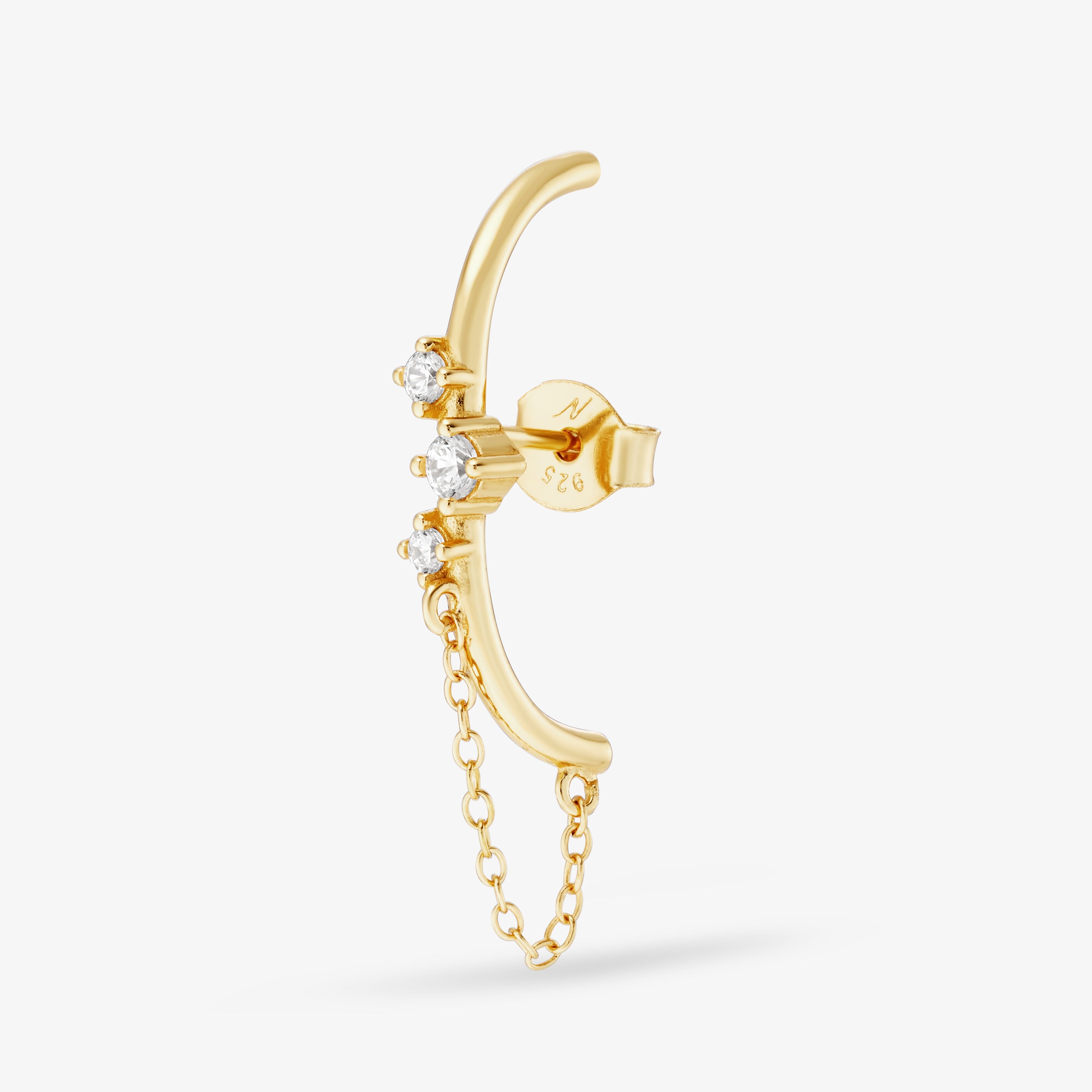 Esmée blanche Puce Nébuleuse Or