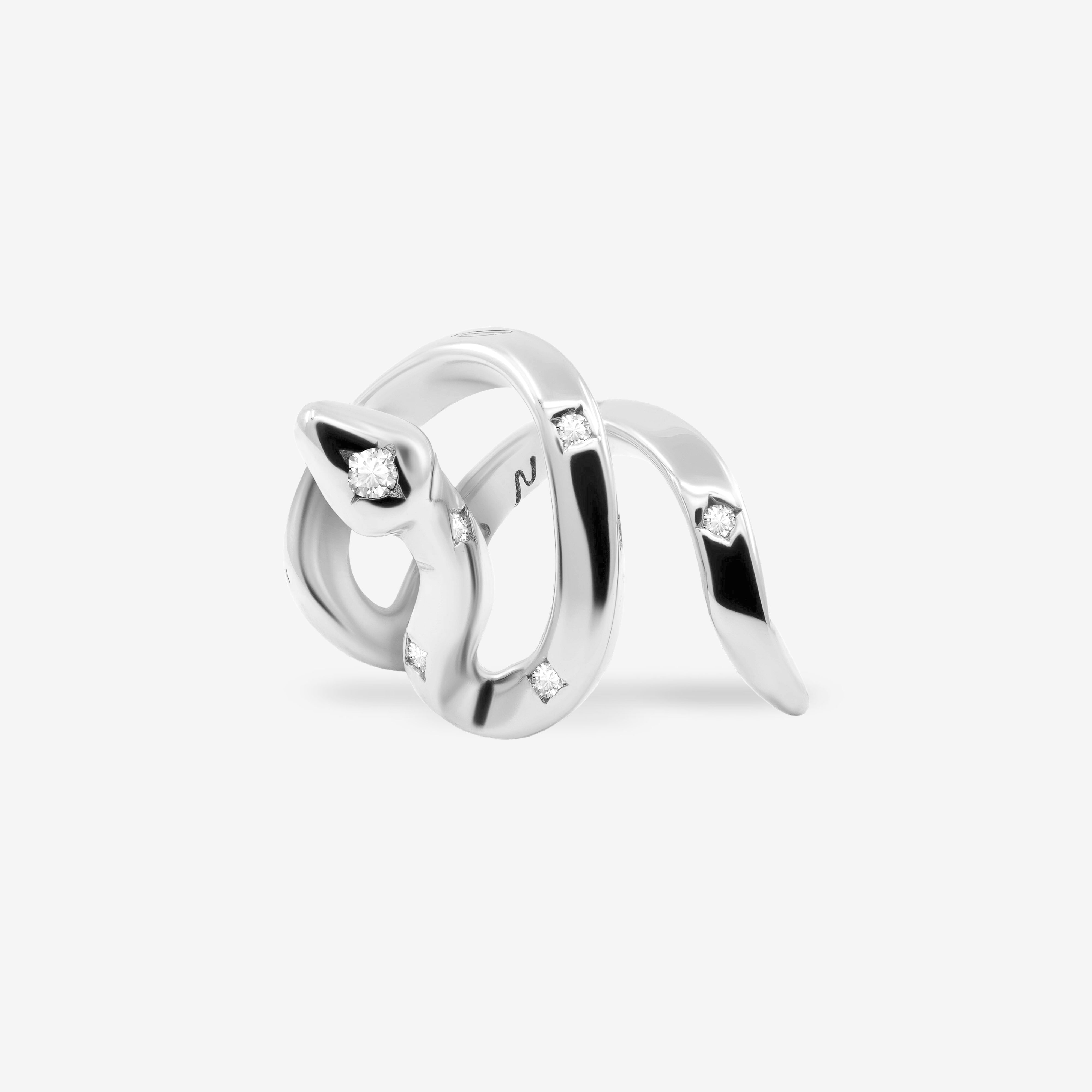 Earcuff Naja Blanche