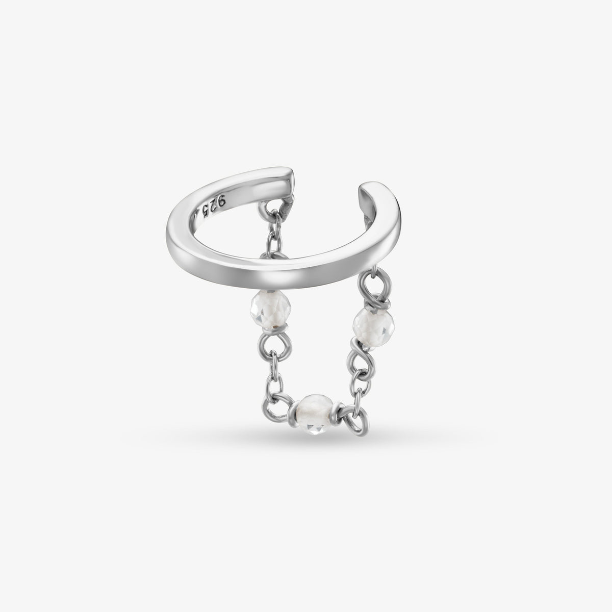 Earcuff Goutte Faux piercing Nébuleuse Bijoux Argent