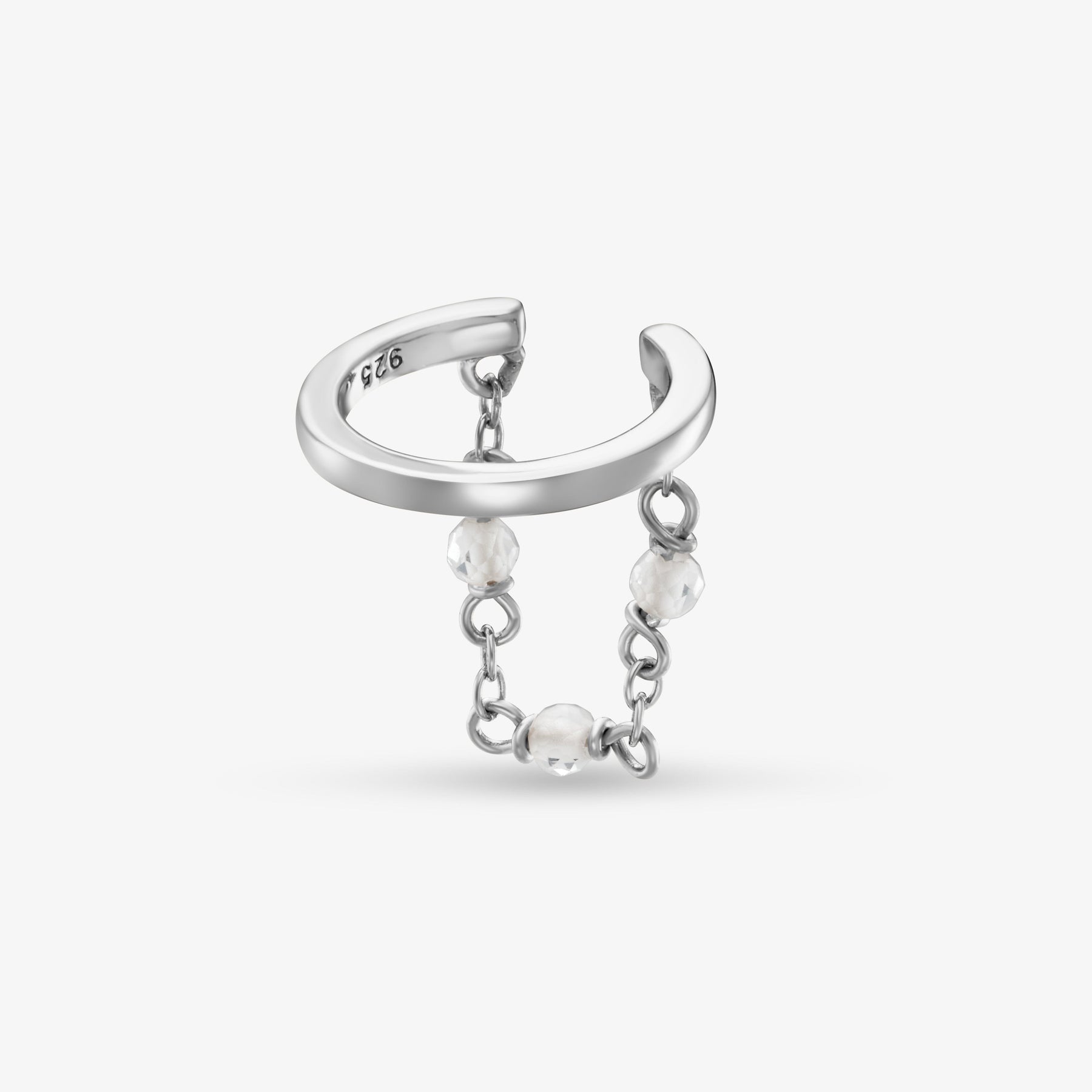 Earcuff Goutte Faux piercing Nébuleuse Bijoux Argent