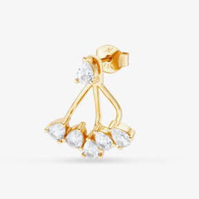 Boucle Kim Puce Nébuleuse Bijoux Or