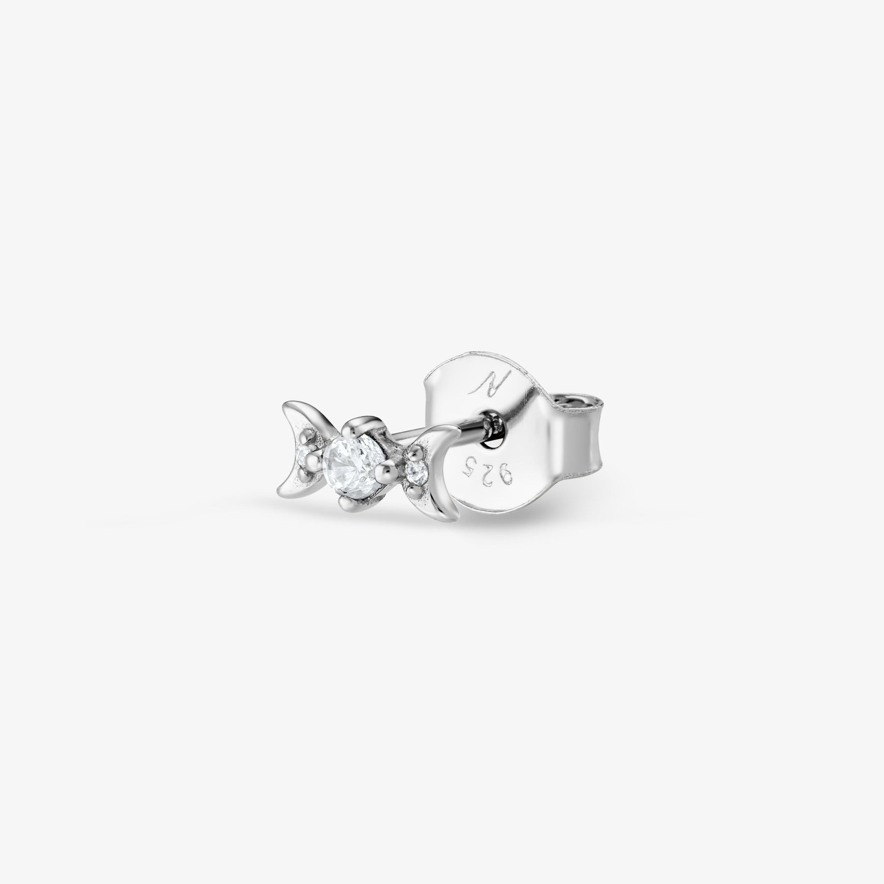 Luna Blanche Puce Nébuleuse Bijoux