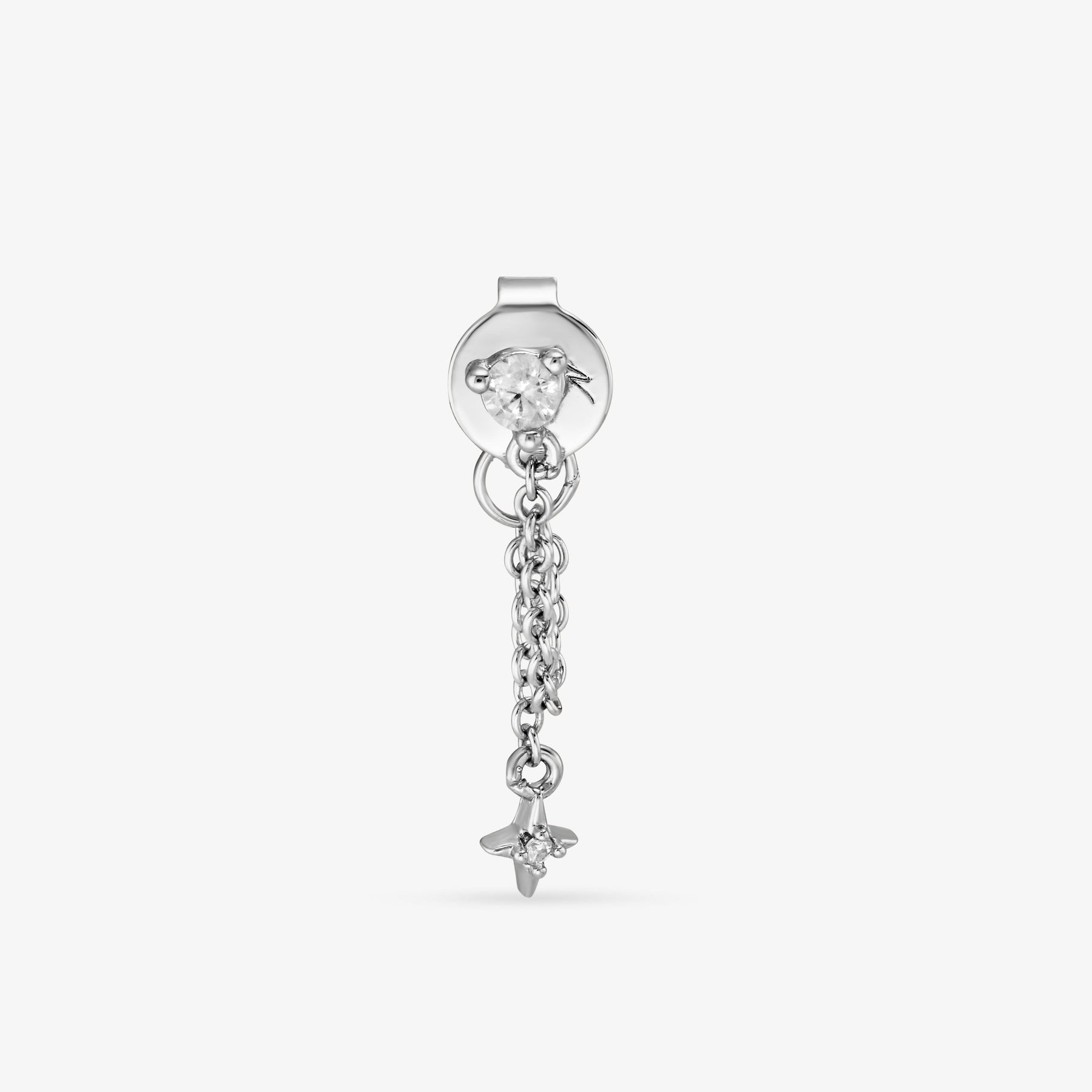 Intuition Blanche Puce Nébuleuse Bijoux
