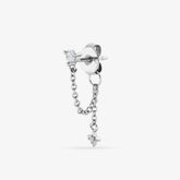 Intuition Blanche Puce Nébuleuse Bijoux Argent