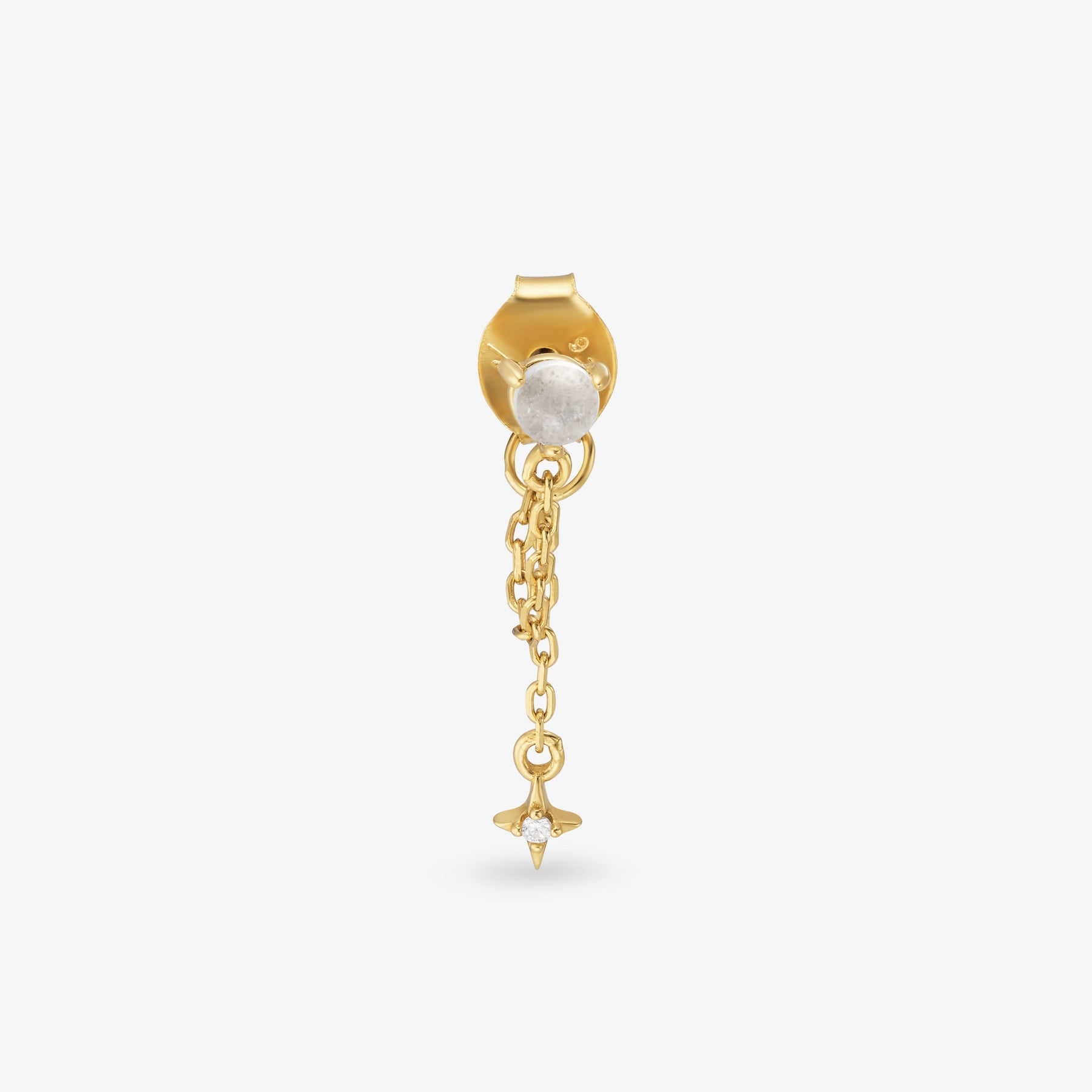 Intuition Pierre de Lune Puce Nébuleuse Bijoux