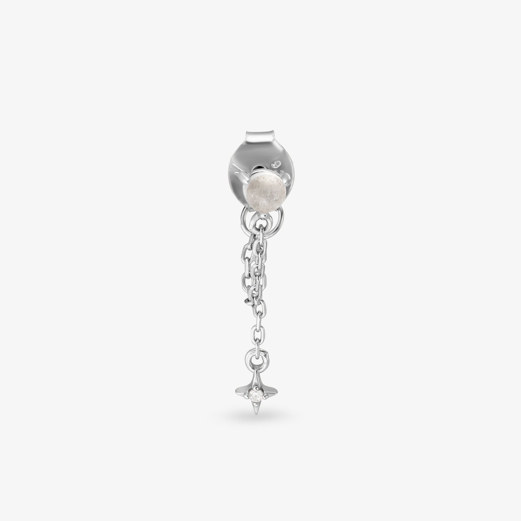 Intuition Pierre de Lune Puce Nébuleuse Bijoux
