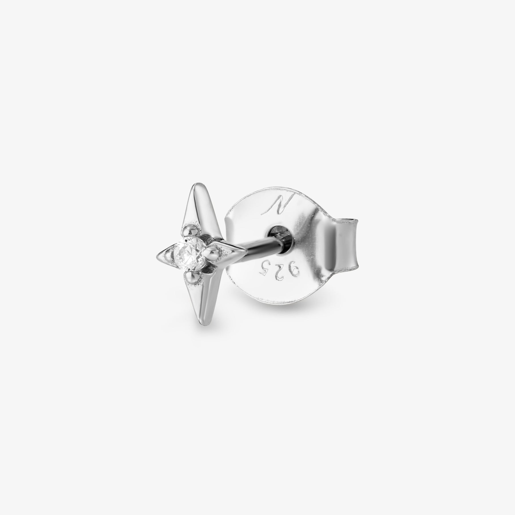 Belle Étoile Blanche Puce Nébuleuse Bijoux