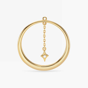 Éclipse Charm Nébuleuse Bijoux Or