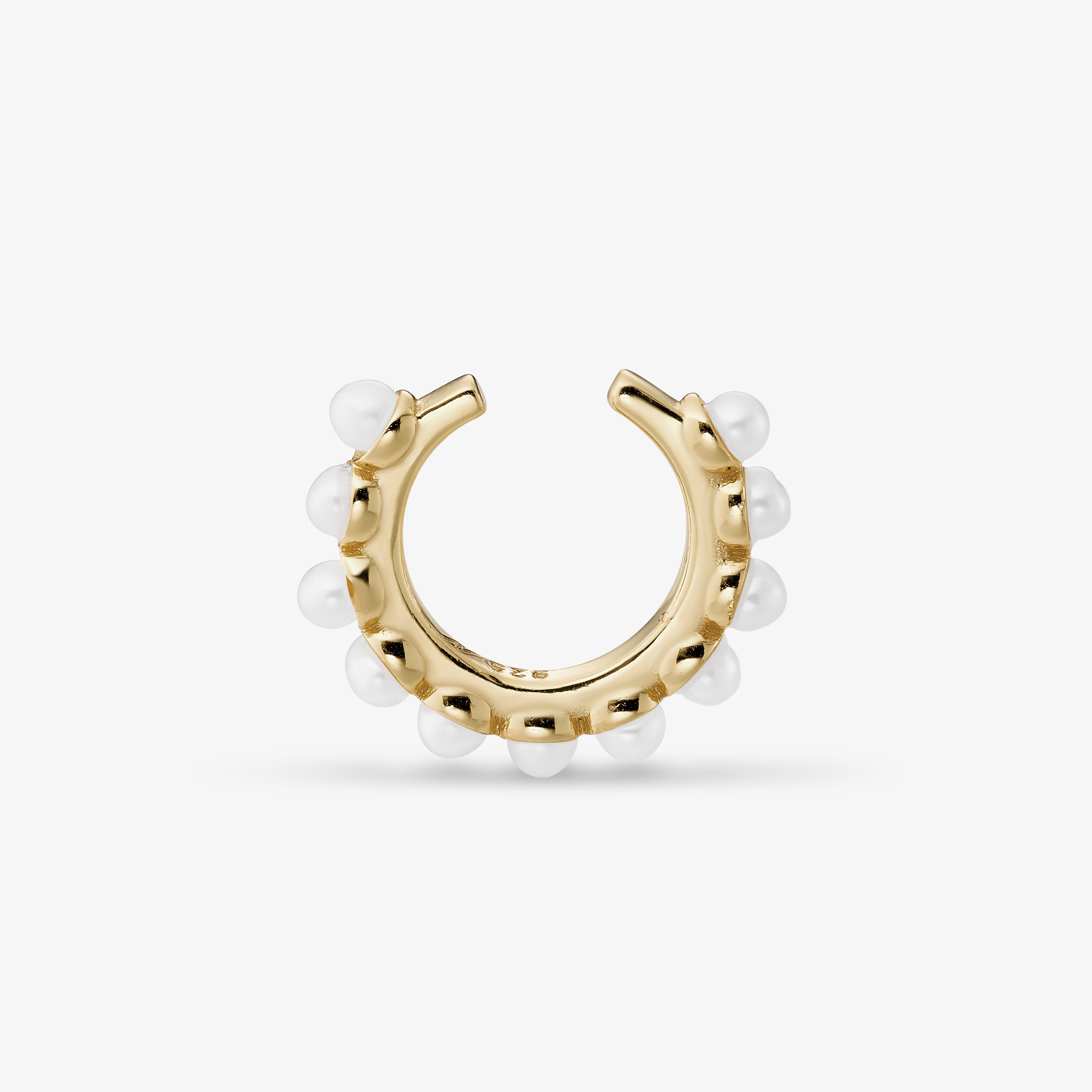 Earcuff Pearl Faux piercing Nébuleuse Bijoux