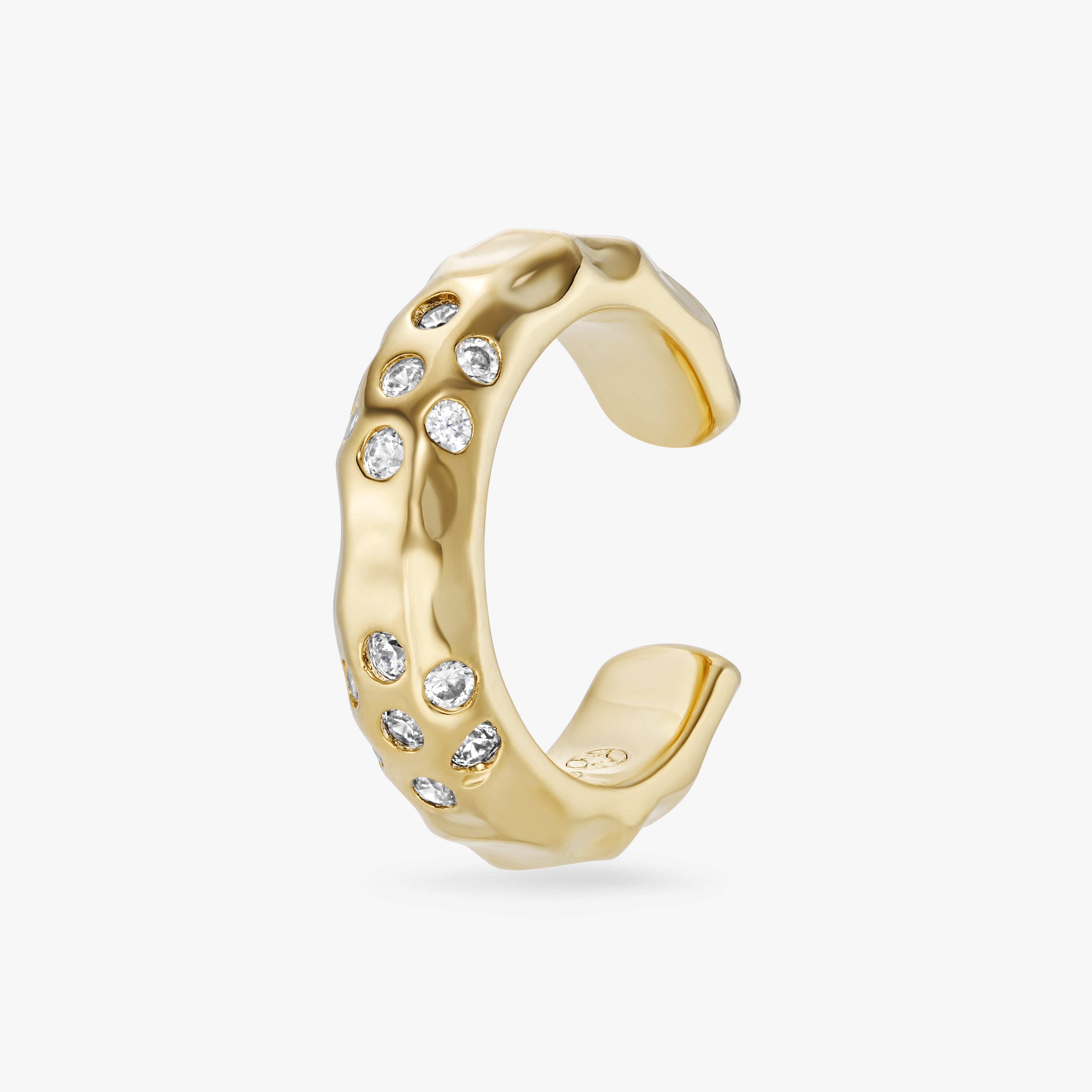 Earcuff Panthère Blanche