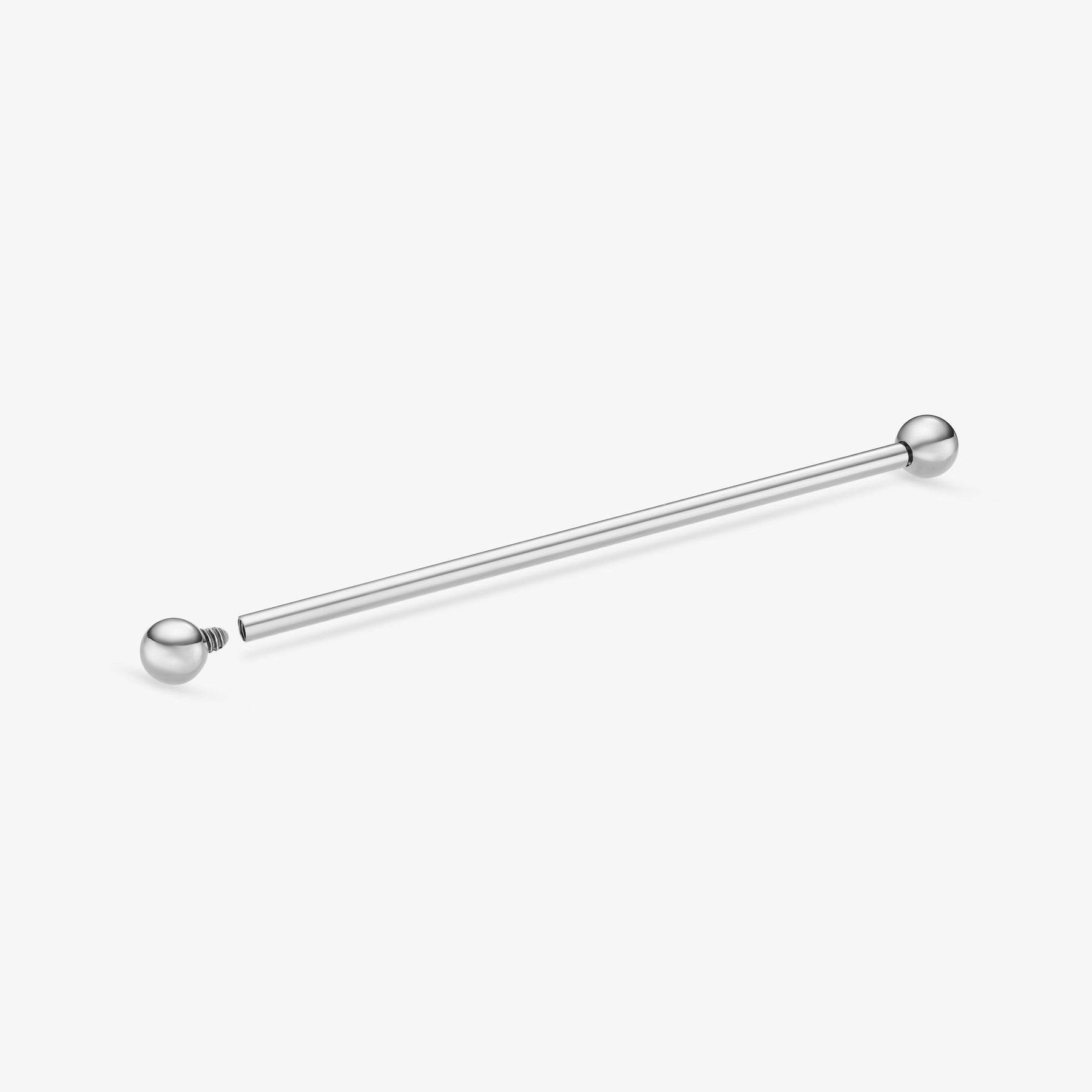 Industriel - Basic Barre Nébuleuse Bijoux Argent