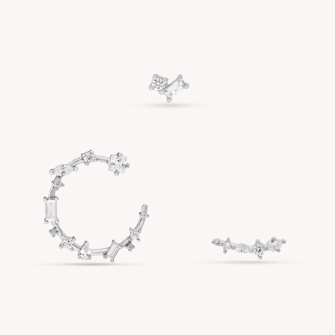 Catherine Composition Nébuleuse Bijoux Argent