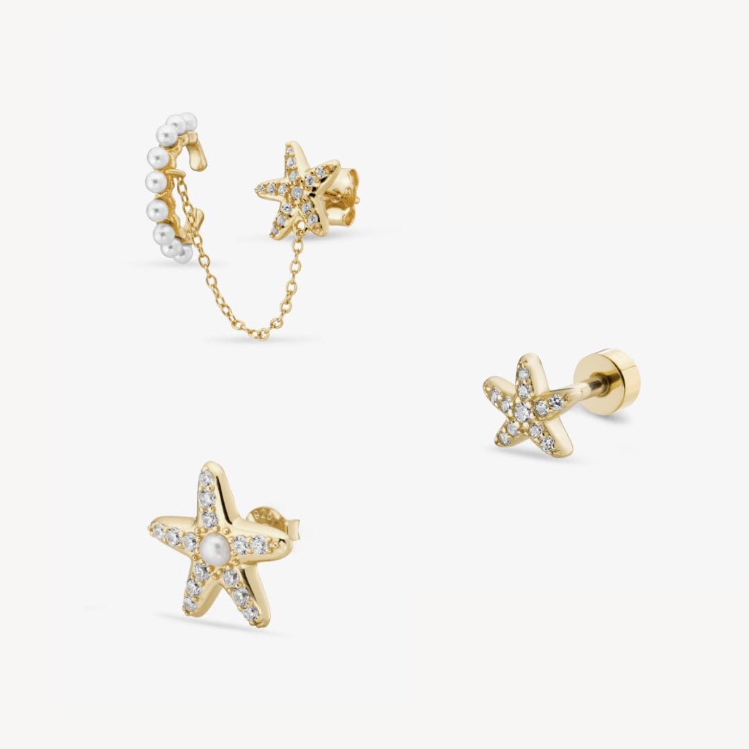 Ariel Composition Nébuleuse Bijoux Or