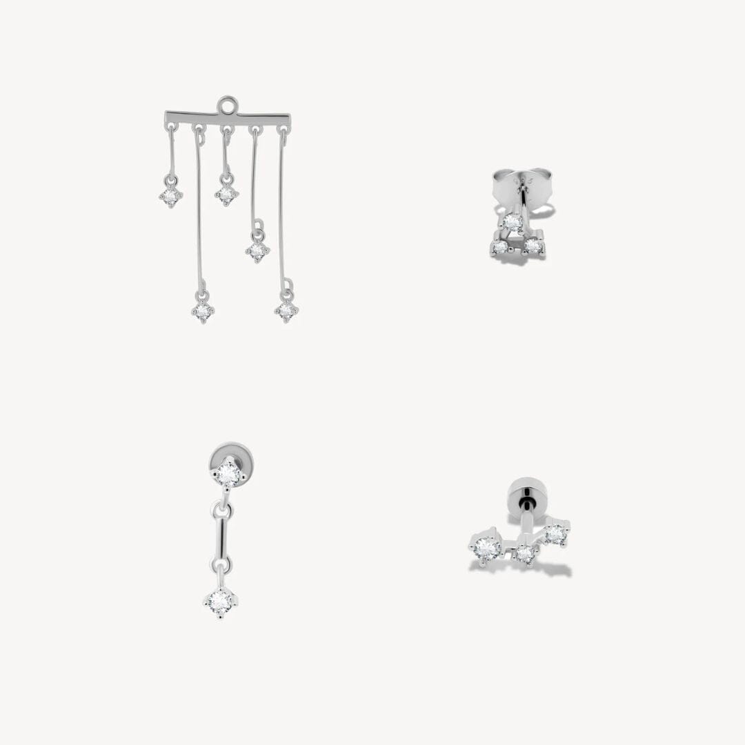 Céleste Composition Nébuleuse Bijoux Argent