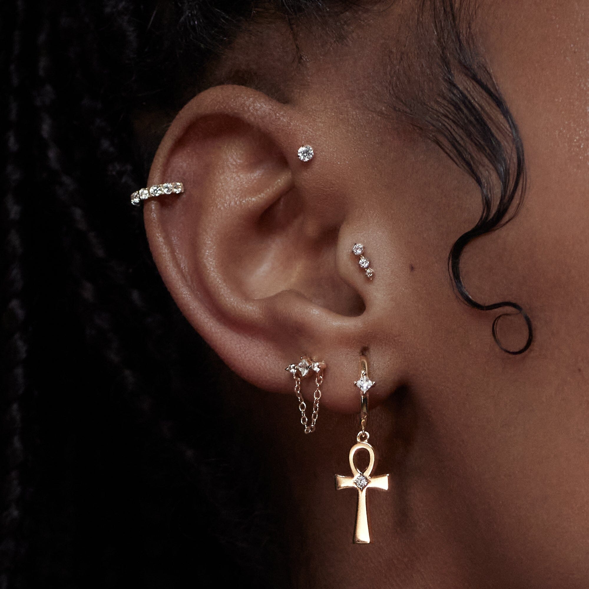 Pierre x Étoile Barre Nébuleuse Bijoux