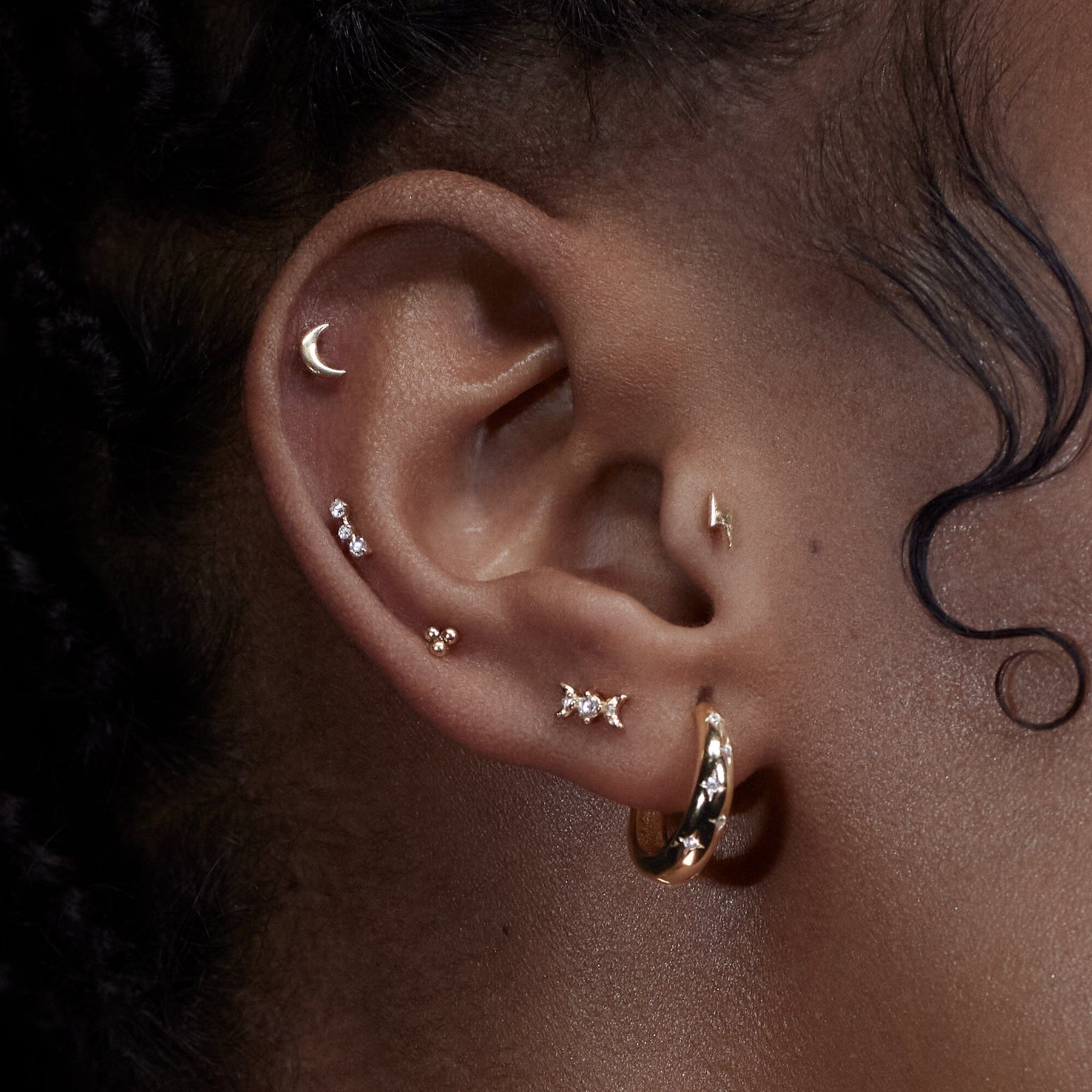 Emi x Lune Barre Nébuleuse Bijoux