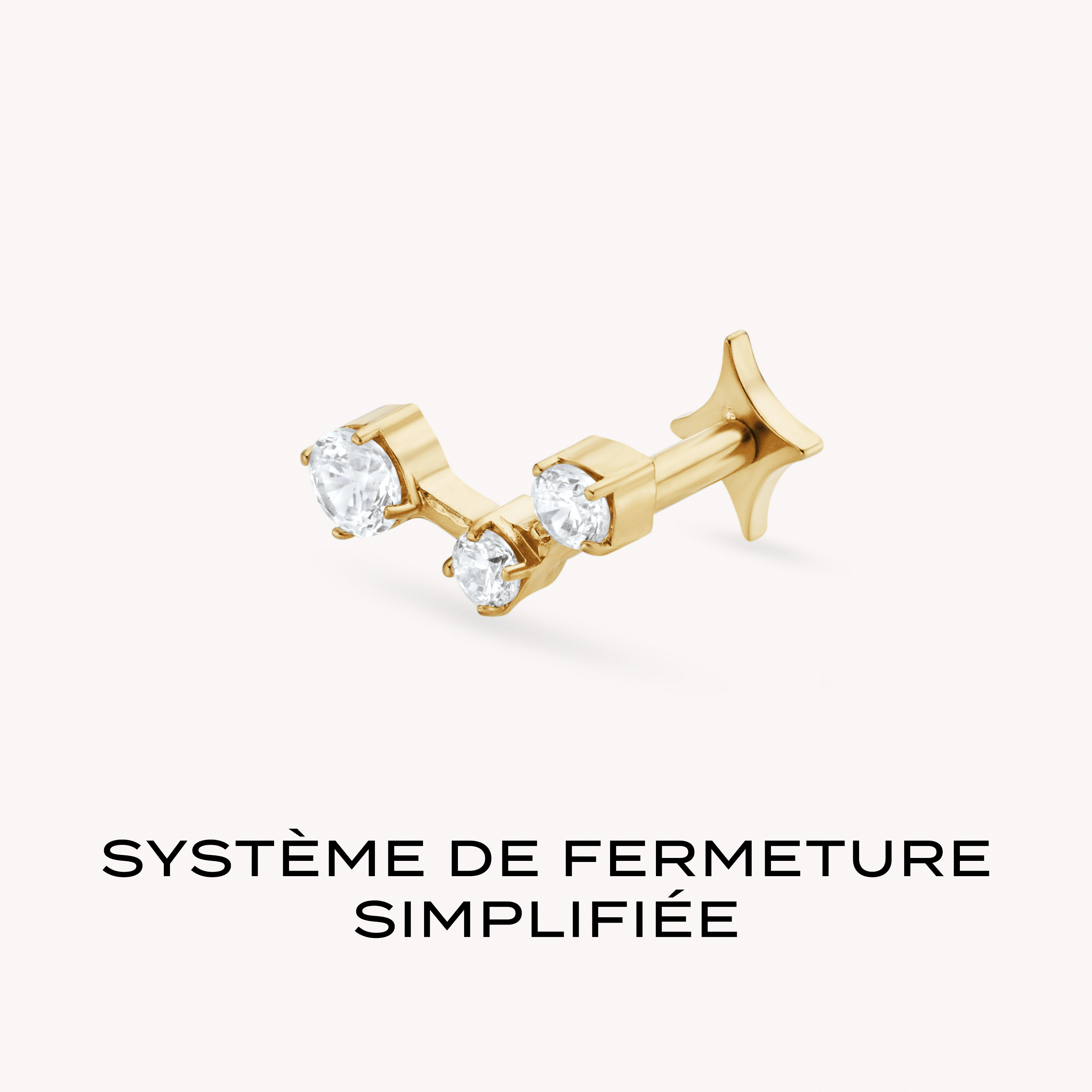 Orion Titane Barre Nébuleuse Bijoux