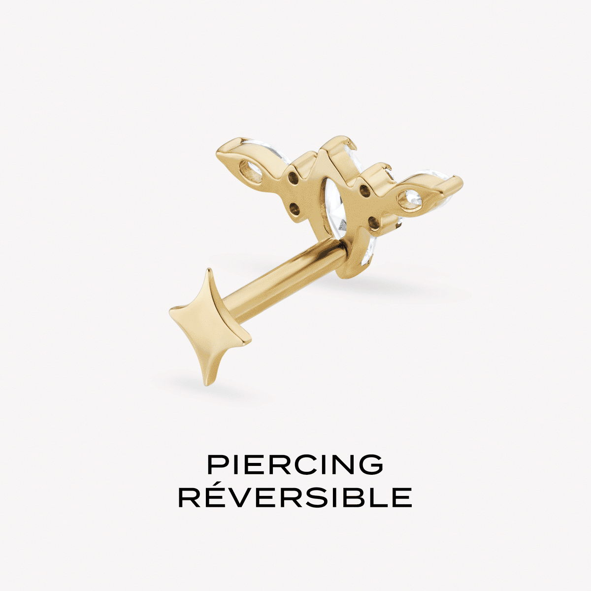 Léonie Titane Barre Nébuleuse Bijoux