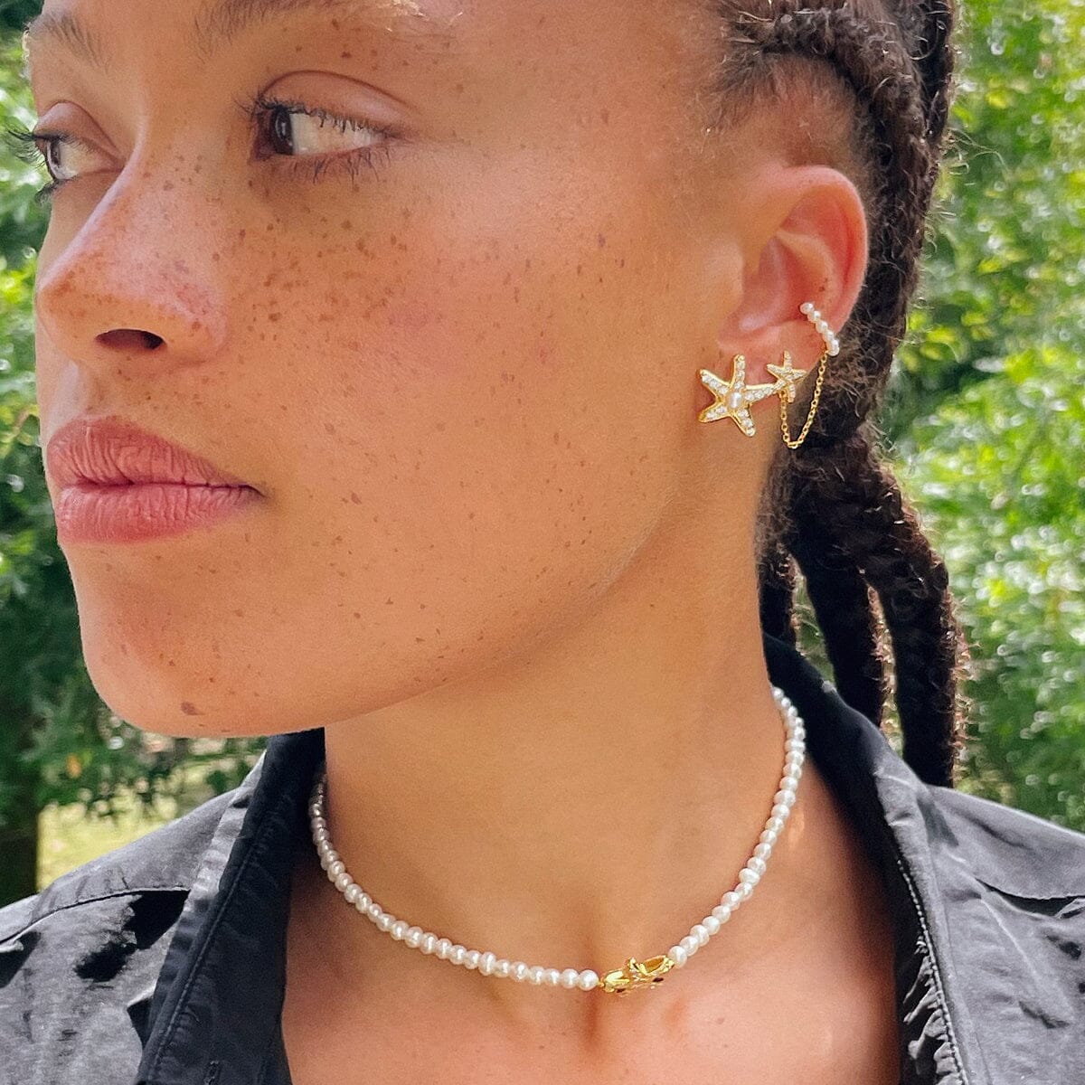 Aquarine Puce Nébuleuse Bijoux