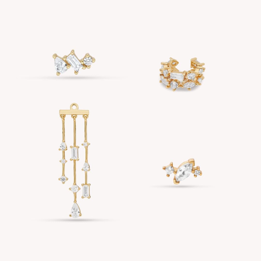 Scarlette Composition Nébuleuse Bijoux Or