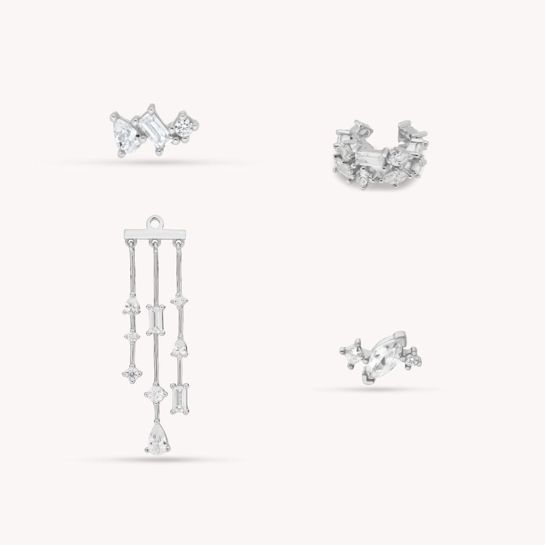 Scarlette Composition Nébuleuse Bijoux Argent