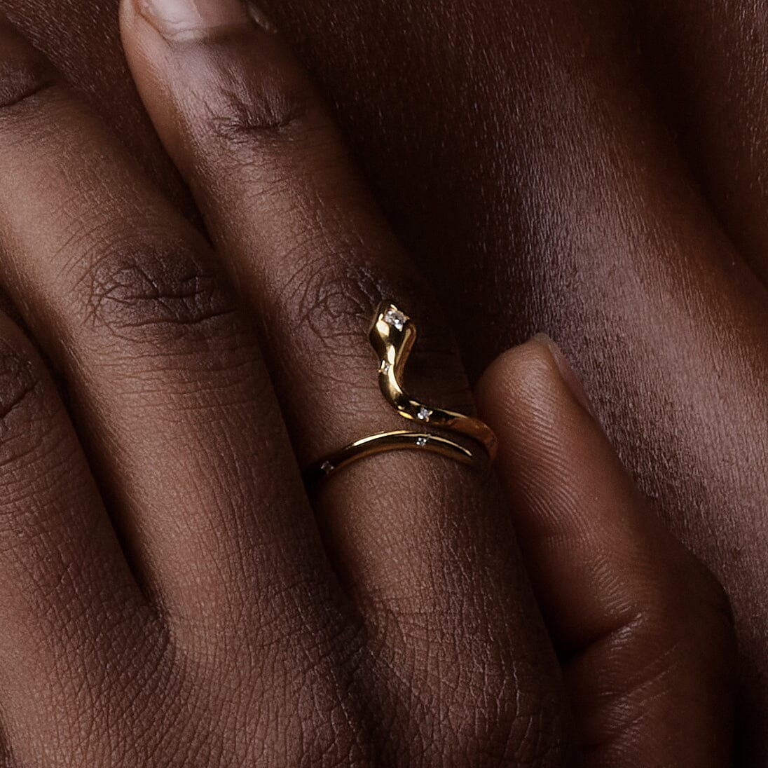 Bague Naja Blanche Bague Nébuleuse