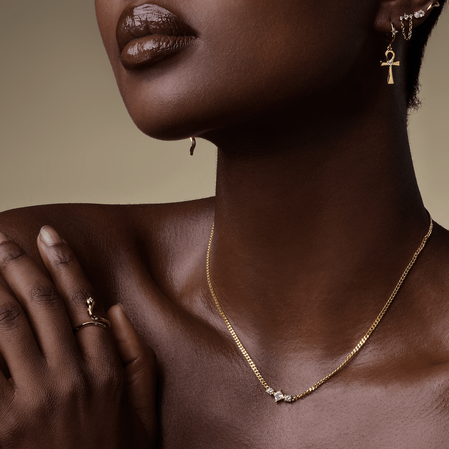 Bague Naja Blanche Bague Nébuleuse