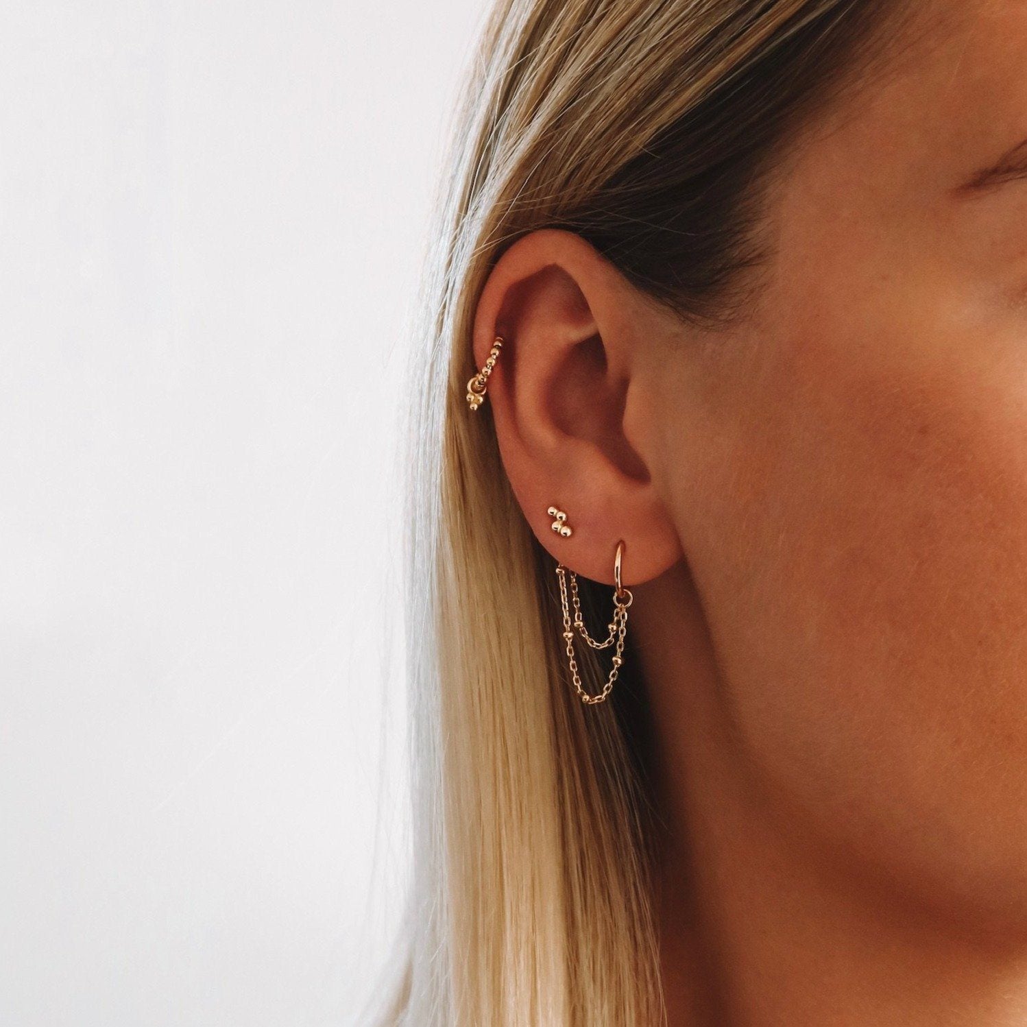 Mini Chaîne Billie Boucles d'oreilles Nébuleuse