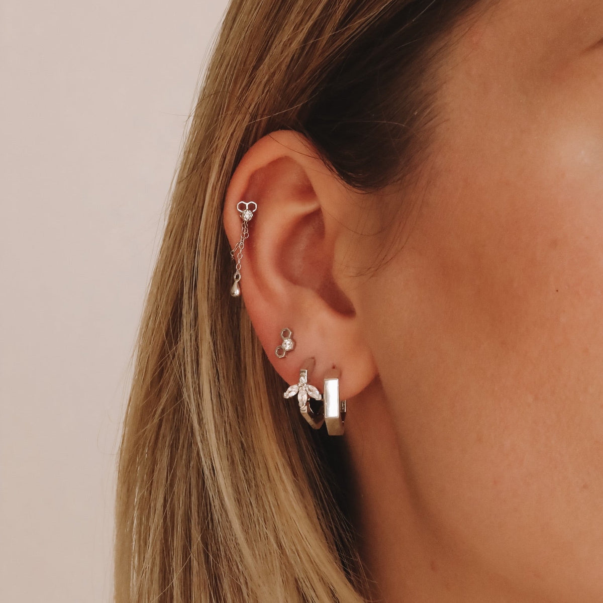 Alvéoles Boucles d'oreilles Nébuleuse