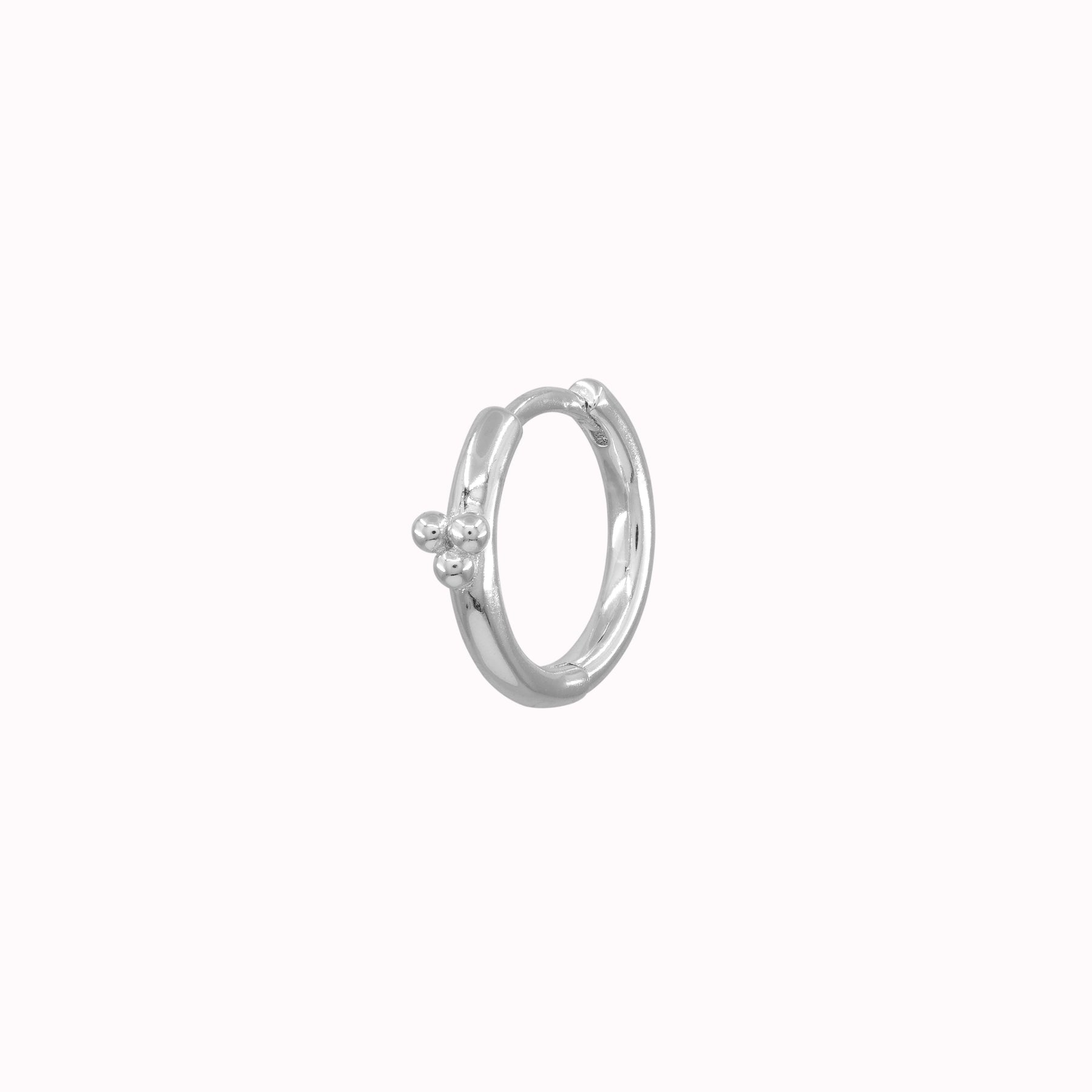 Betty Boucles d'oreilles Nébuleuse couleur argent