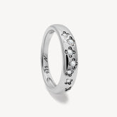 Bague Cassiopée blanche Nébuleuse