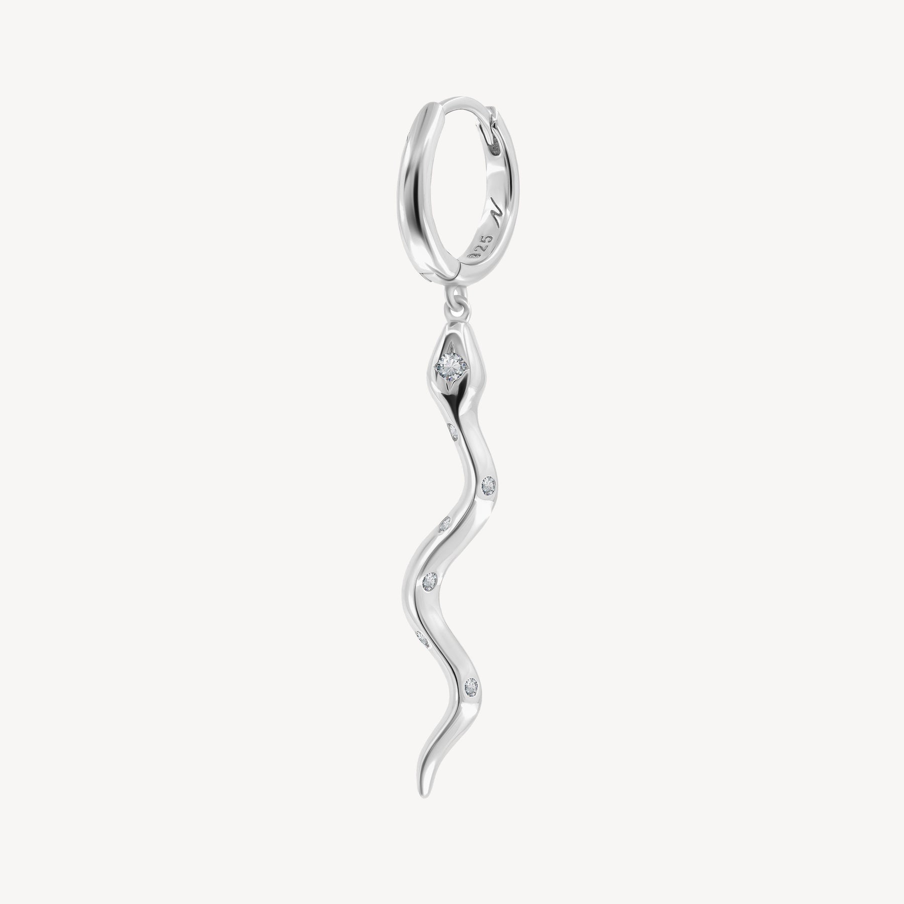 Créole Naja Blanche Créole Nébuleuse Argent