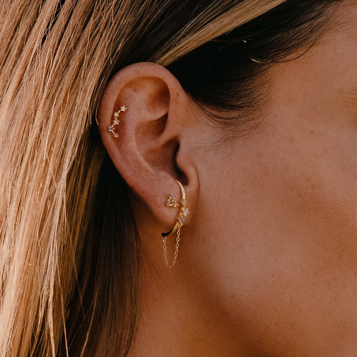 Lyra Boucles d'oreilles Nébuleuse