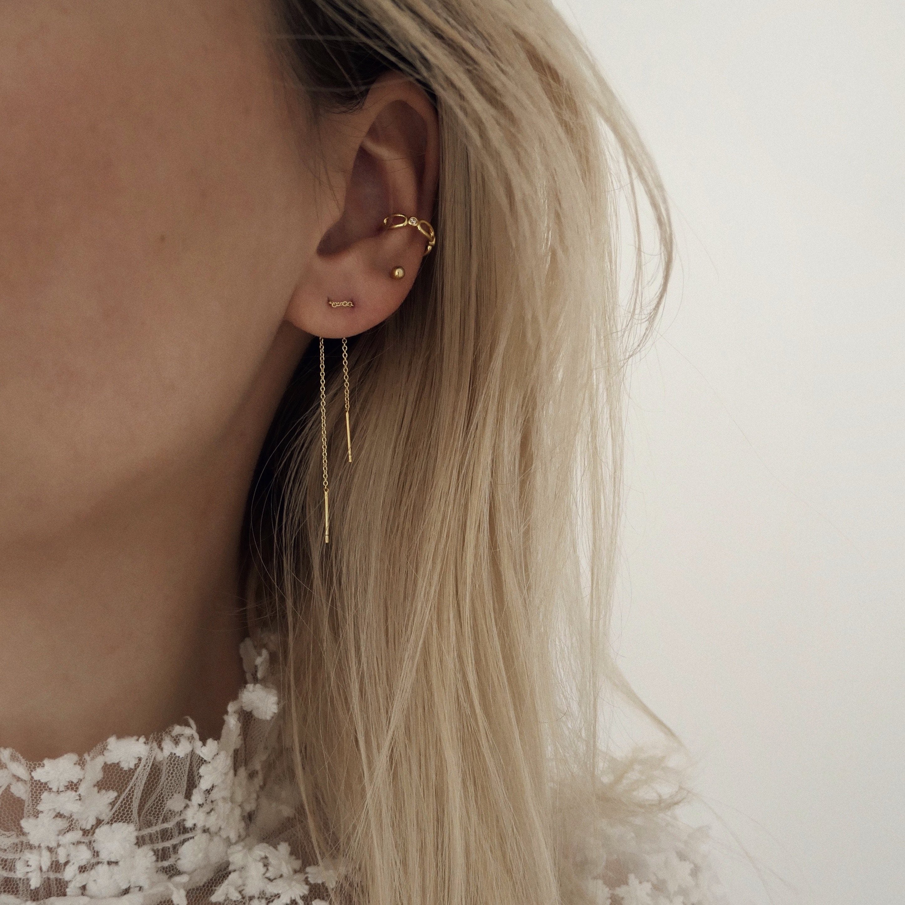 Boucle d'oreille Milla au lobe