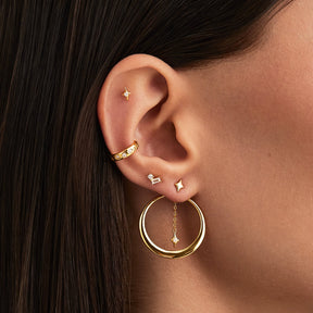 Earcuff Cassiopée Blanc