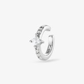 Earcuff Rym Faux piercing Nébuleuse Argent 