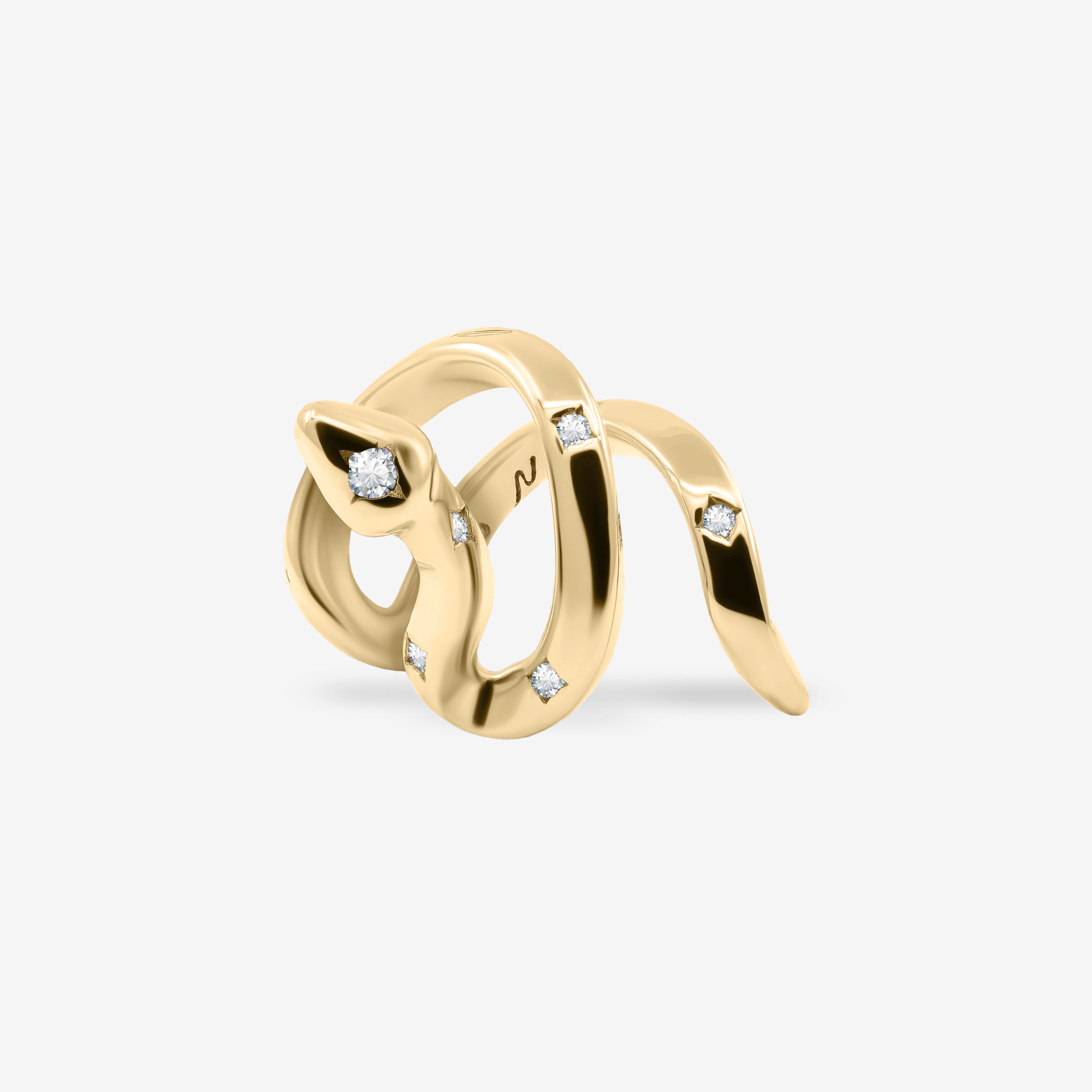 Earcuff Naja Blanche