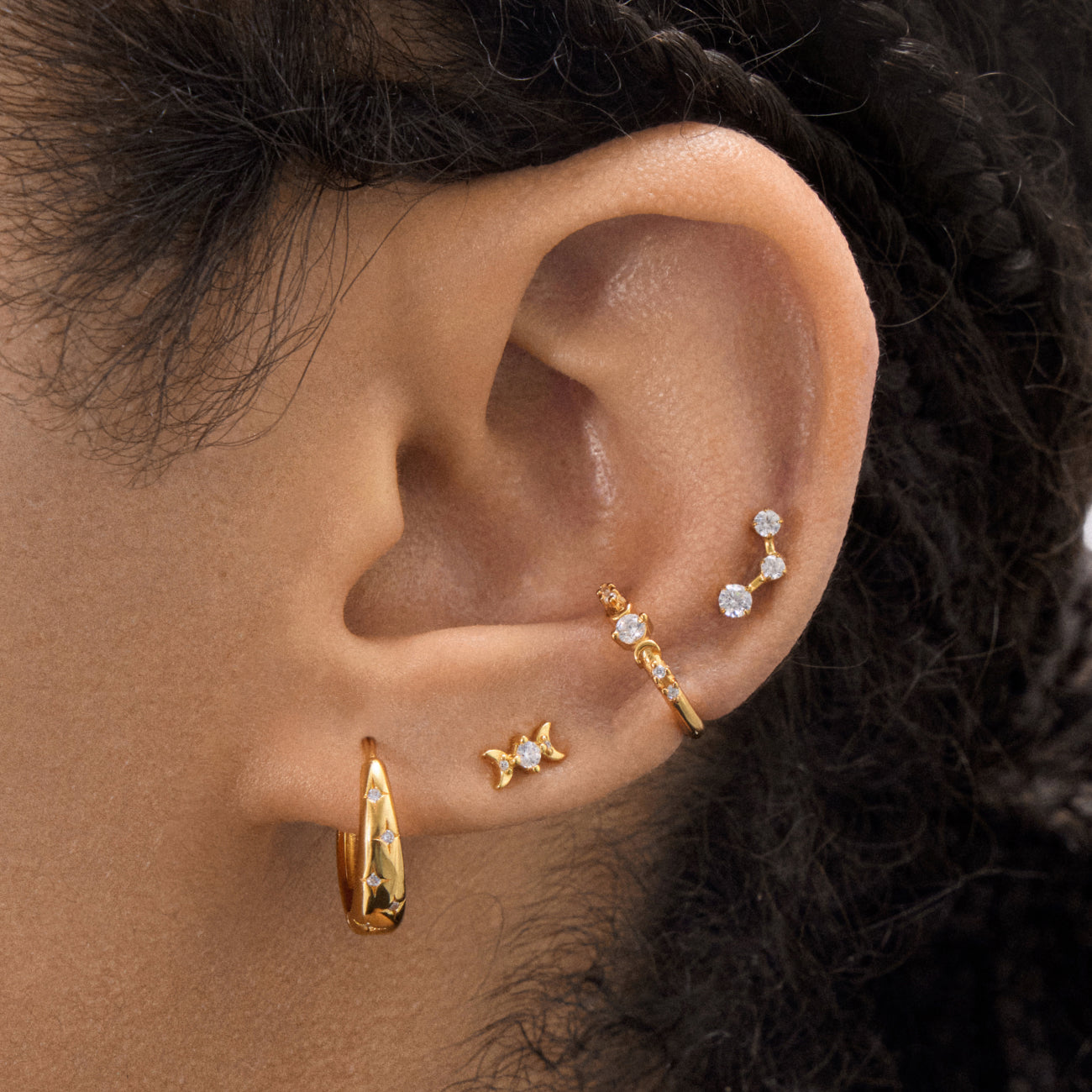 Earcuff Elena Blanche
